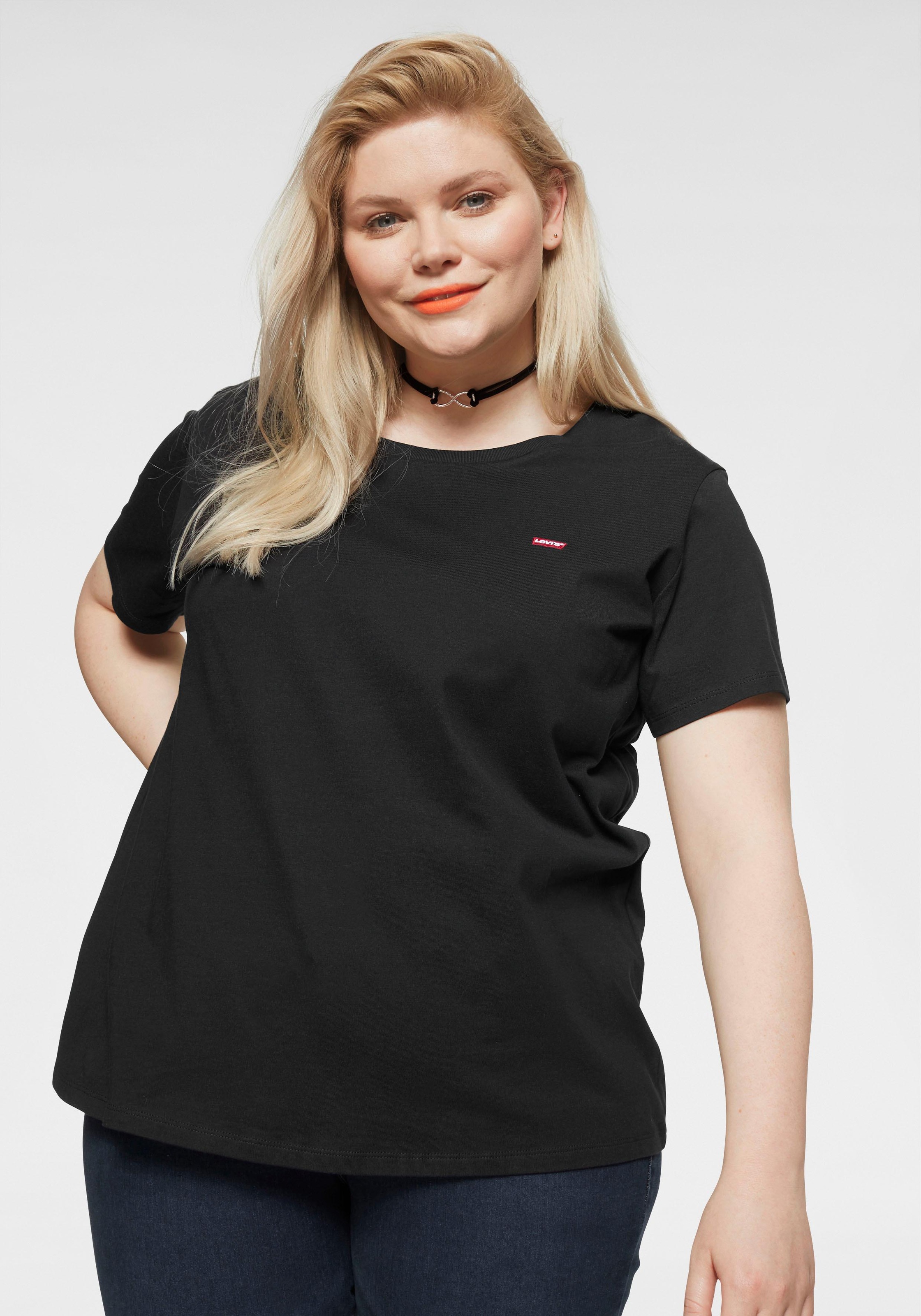 Image of Levis Plus T-Shirt "THE PERFECT TEE" Figur umspielend