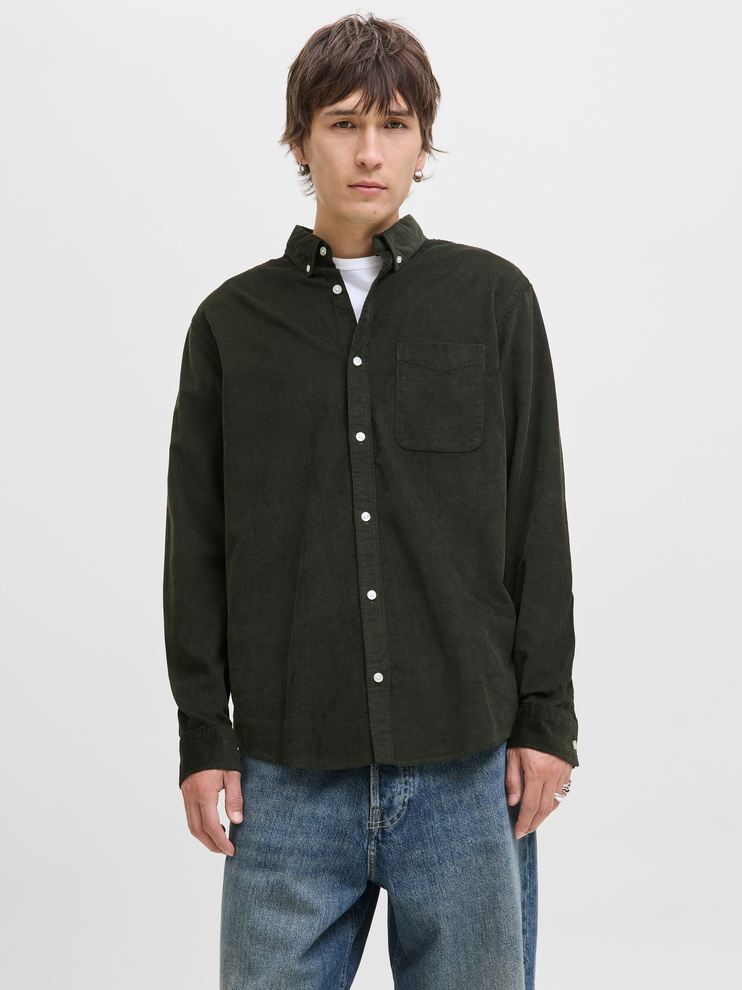 Image of Jack & Jones Langarmhemd "JJECLASSIC CORD SHIRT L/S SN"