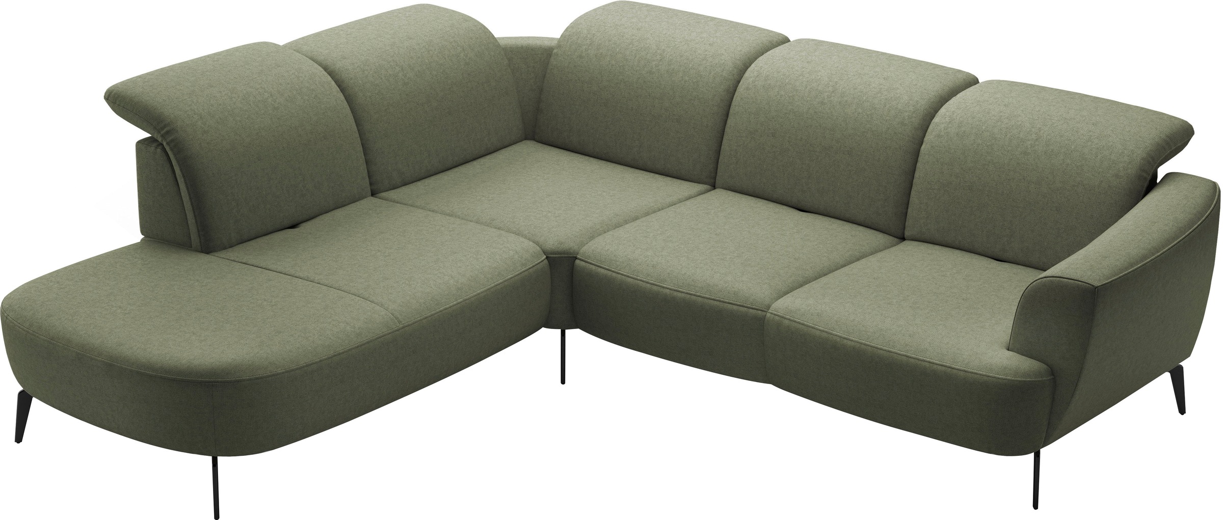 sit&more Ecksofa »Zoe« ink.Sitztiefenverstellung, wahlweise mit Kopfteilverstellung