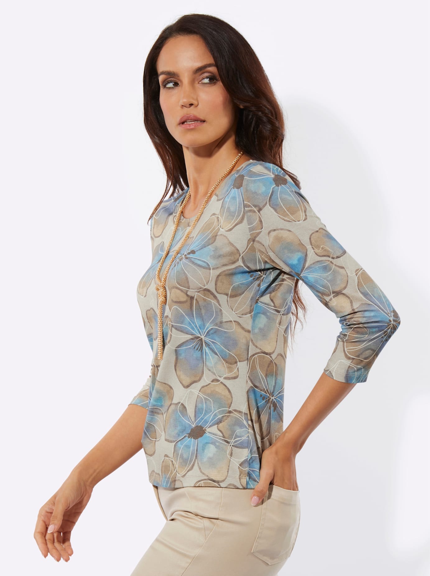 creation L Rundhalsshirt »Shirt« 1 tlg.