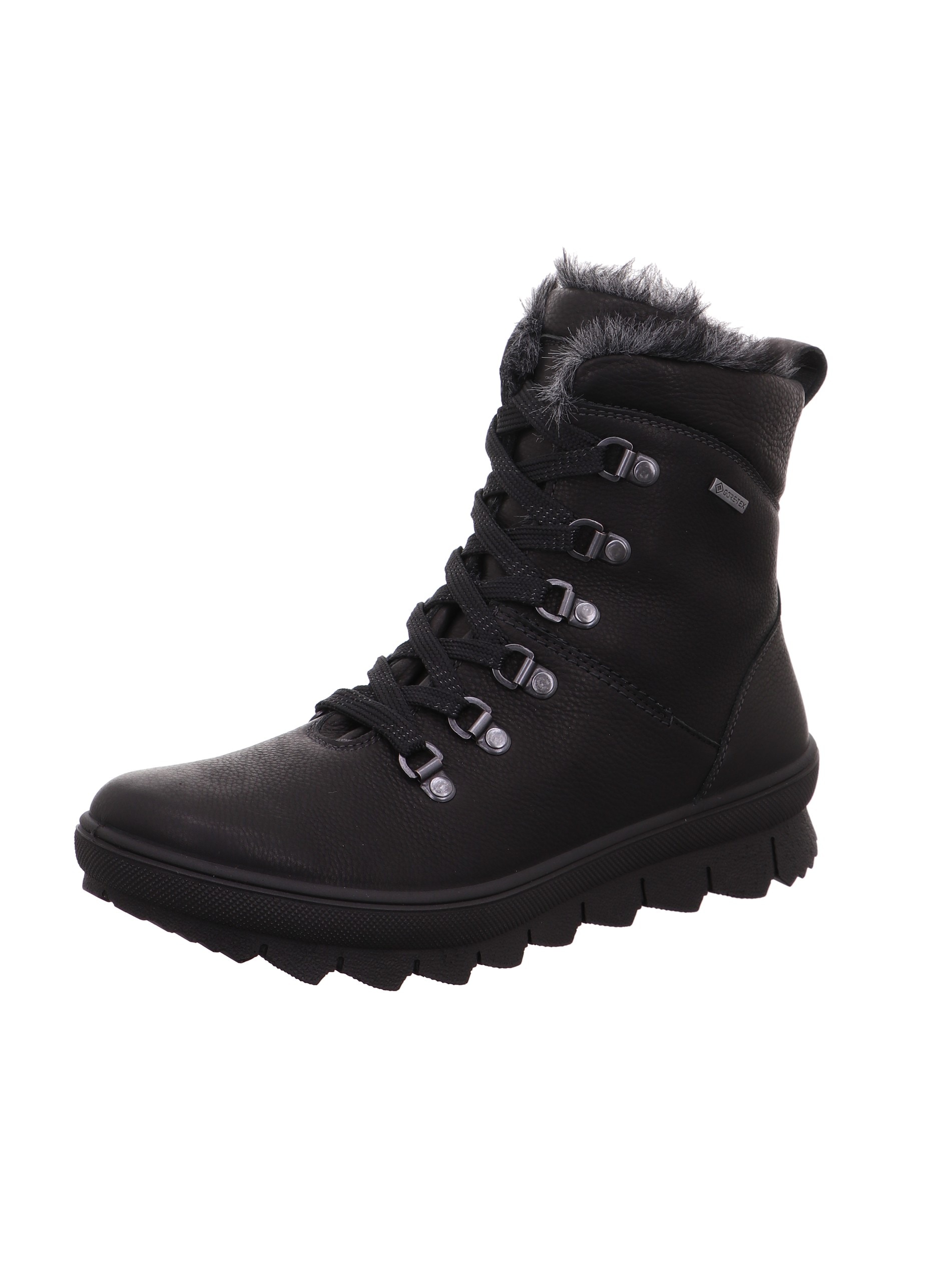 Image of Legero Winterboots "NOVARA" Outdoorboots, Schnürboots mit Fellimitat am Schaftrand