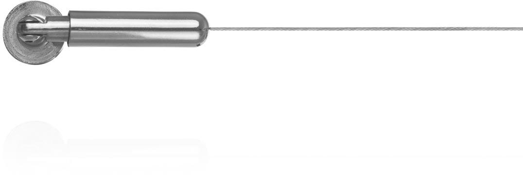 LICHTBLICK ORIGINAL Gardinenstange »Seilspanngarnitur 500 cm, Edelstahl  Optik«, 1 läufig-läufig, kürzbar, Spannseilset zur Montage an Wand, Decke,  Nische oder Dachschräge. jetzt kaufen