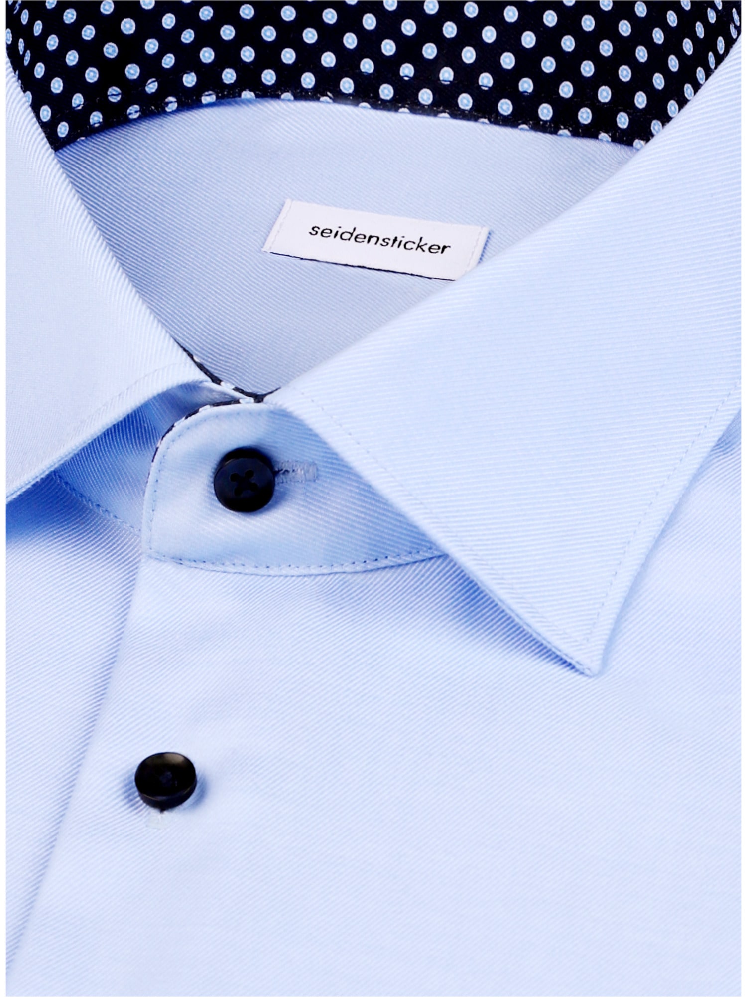 seidensticker Businesshemd »Schwarze Rose« Slim 1/1 Extra lang Kentkragen Uni