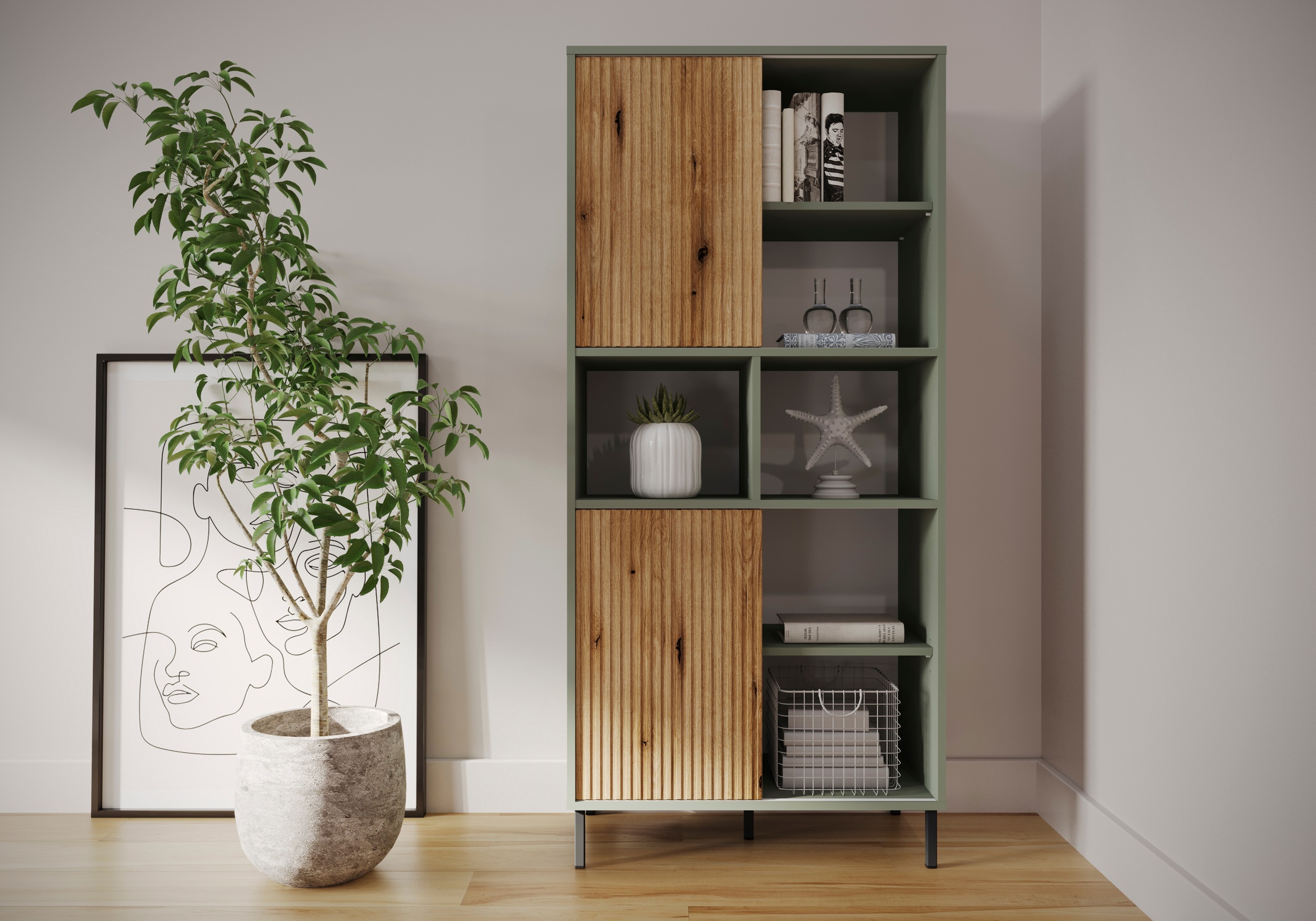 INOSIGN Highboard »Pozzi«, Höhe ca. 163 cm