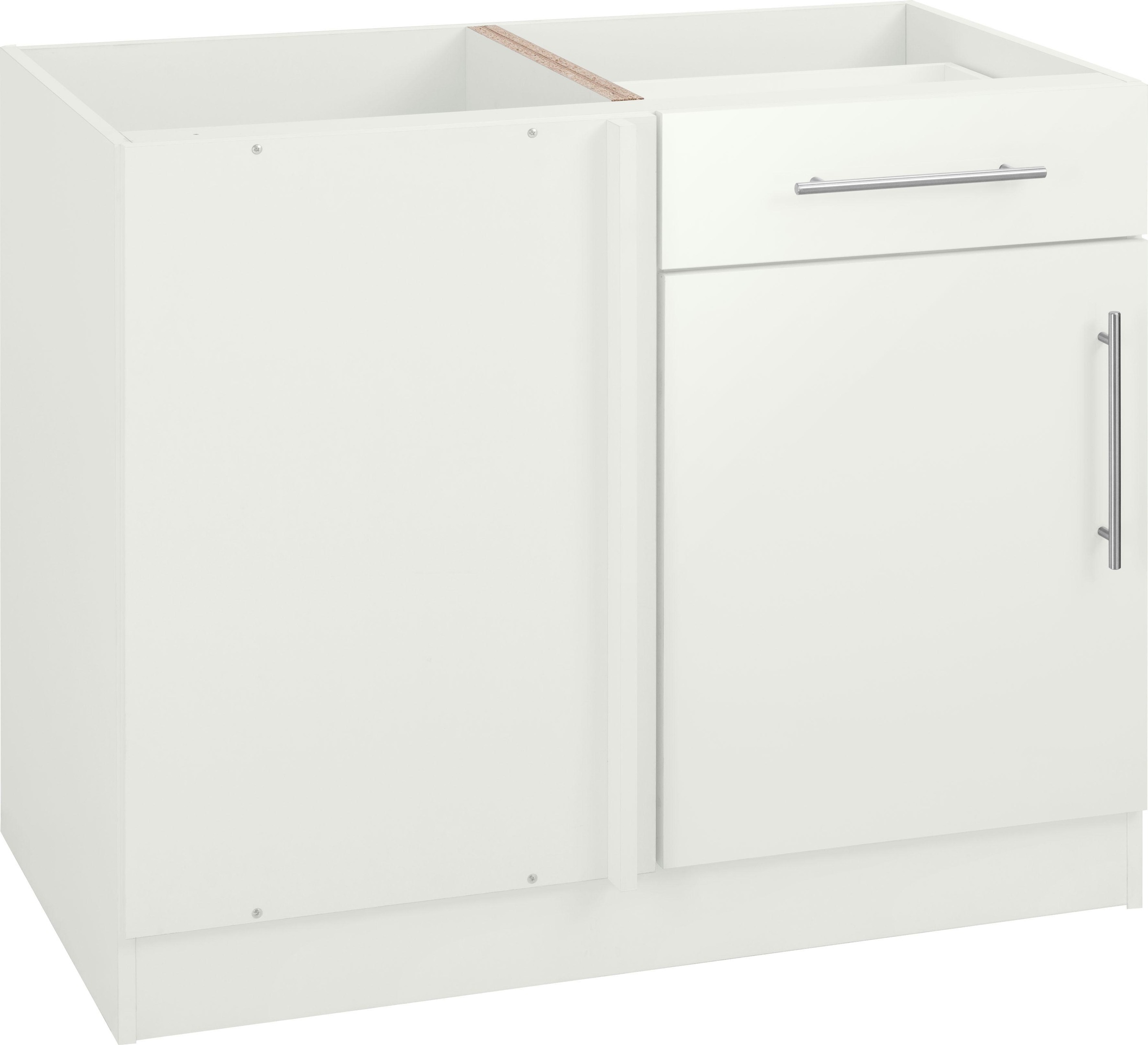 Image of wiho Küchen Eckunterschrank »Cali«, 100 cm breit, Planungsmass 110 cm, ohne Arbeitsplatte bei Ackermann Versand Schweiz
