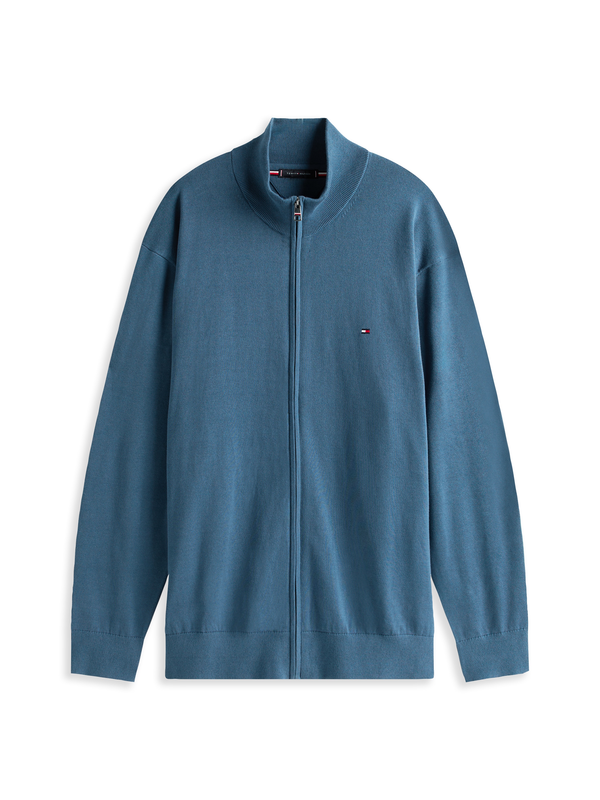 Tommy Hilfiger Big & Tall Strickjacke »BT-ESSENTIAL COTTON ZIP THRU-B«, Grossen Grössen