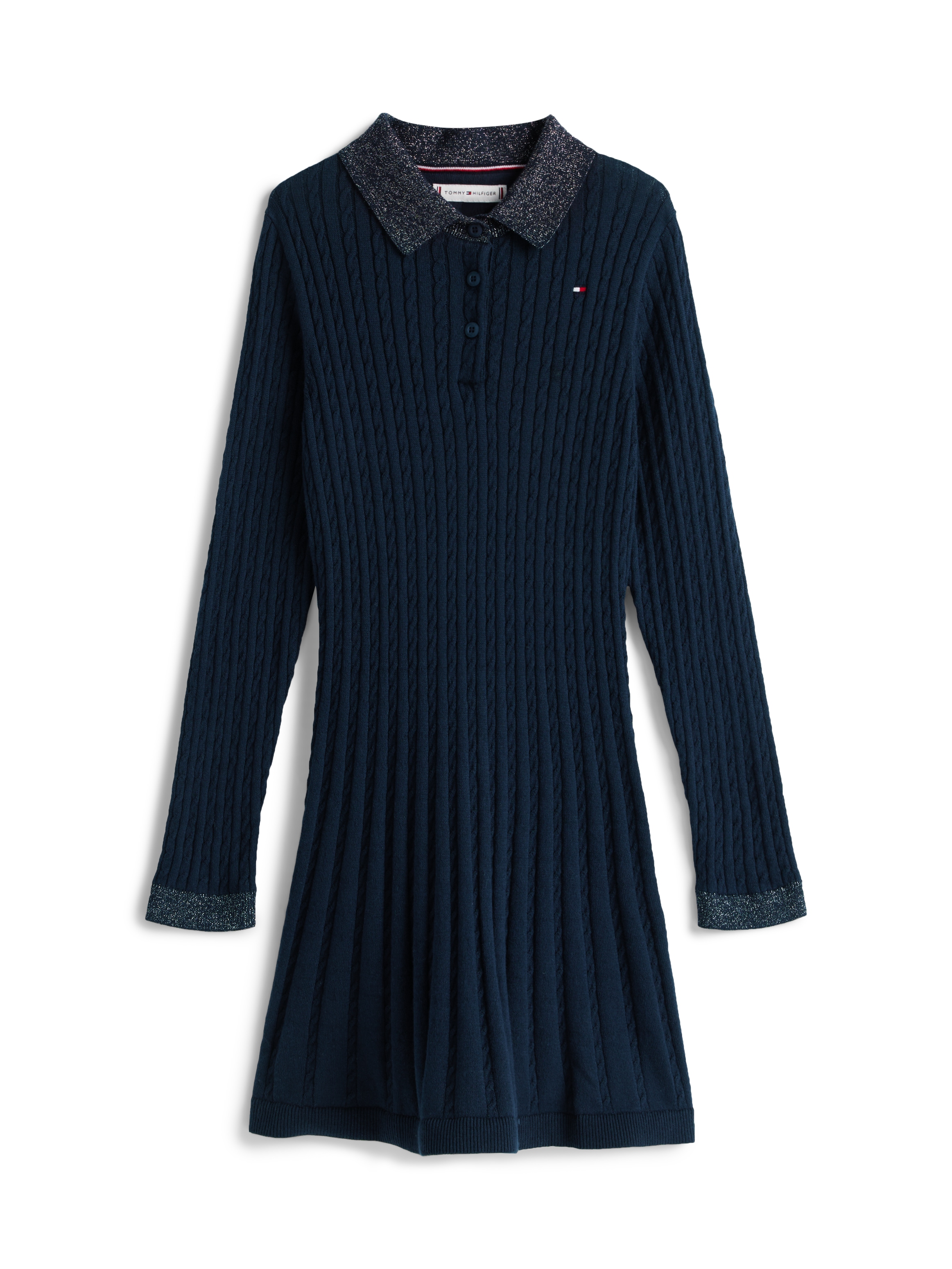 Tommy Hilfiger Strickkleid »MINI CABLE SWEATER DRESS« Ohne Tasche Regular fit, für Kinder bis 16 Jahre