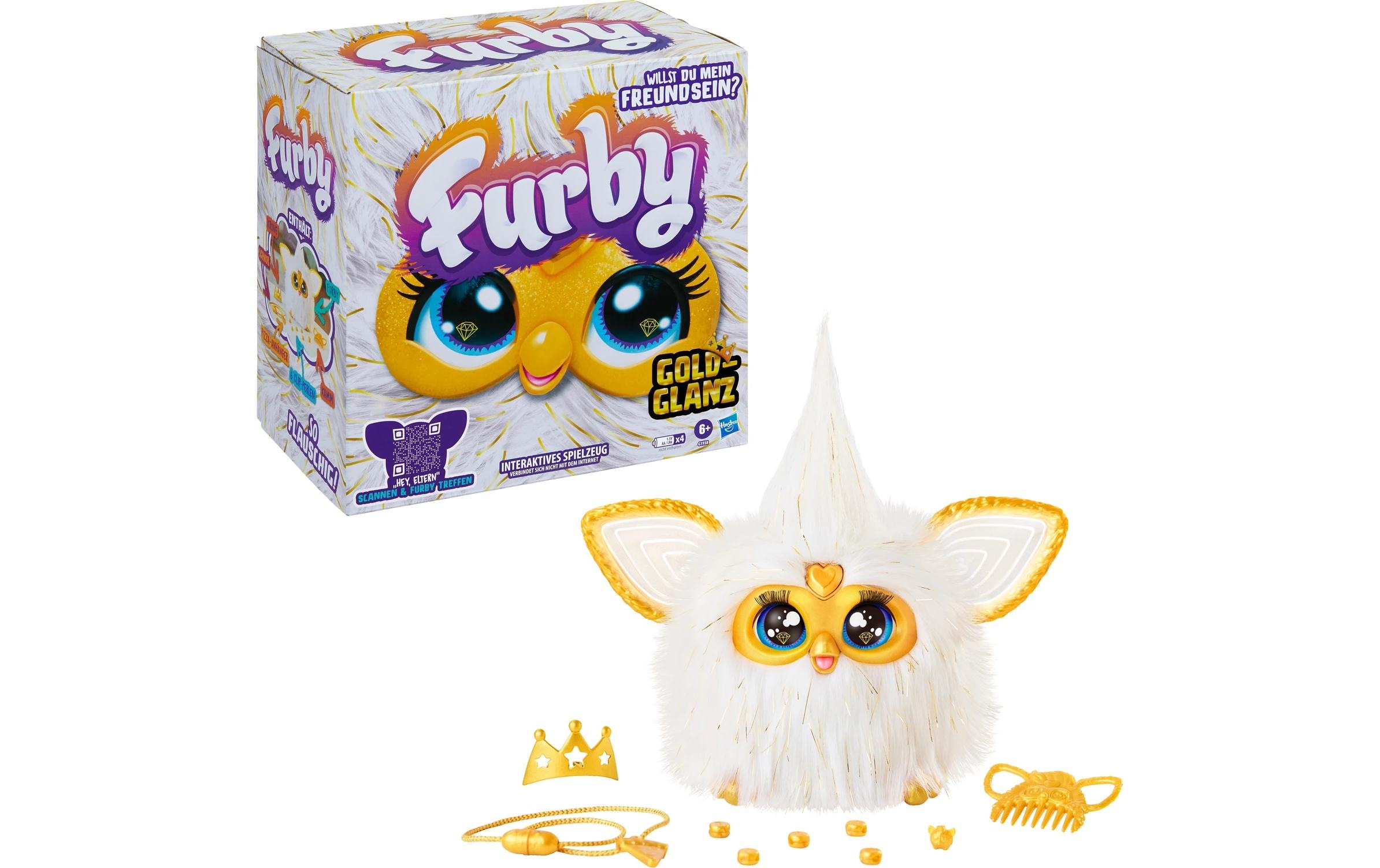   Plüschfigur »Furby Gold Glam interaktives Spielzeug« mit Licht- und Soundeffet