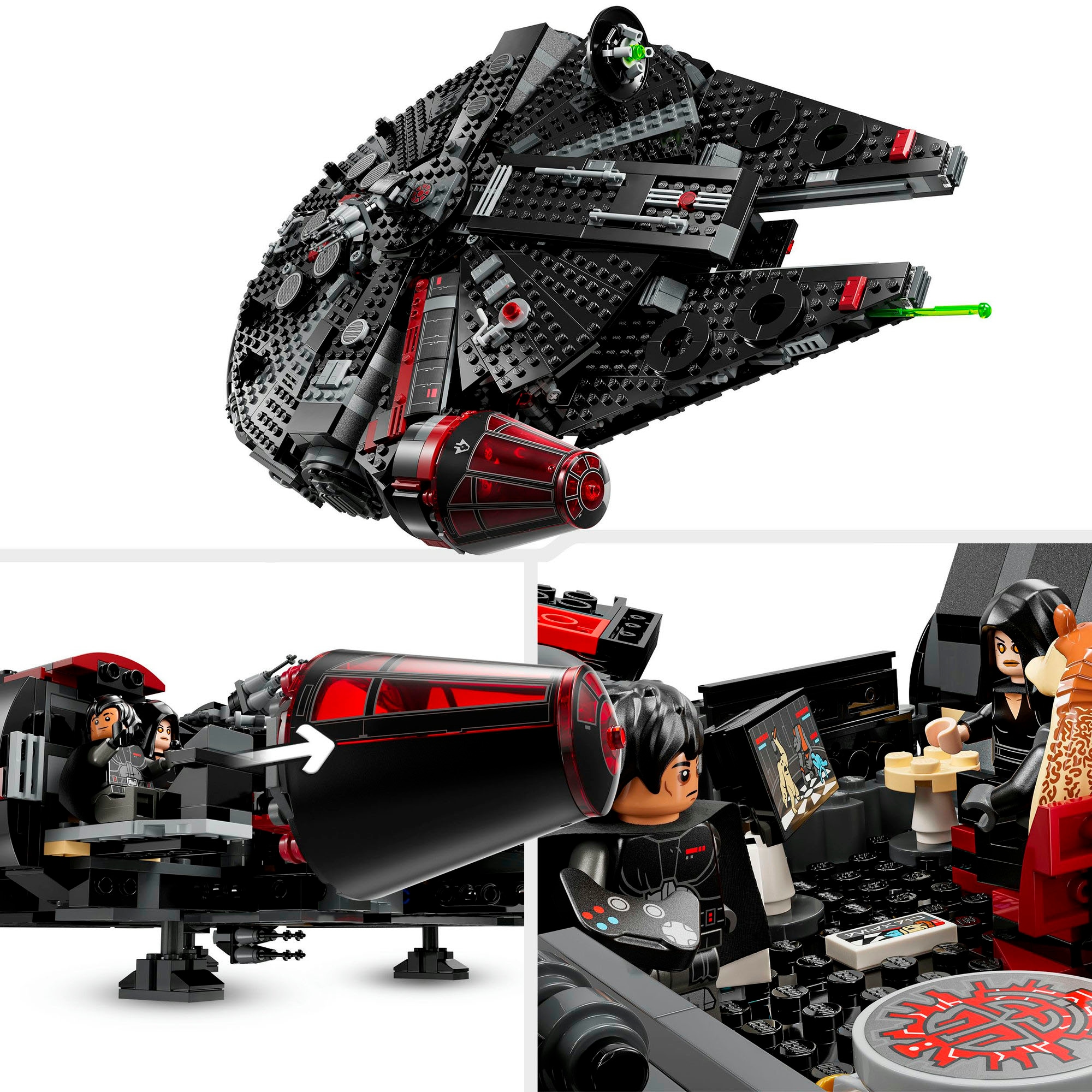 LEGO® Pions de construction »Dunkler Millennium Falke (75389), LEGO Star Wars ™« Made in Europe