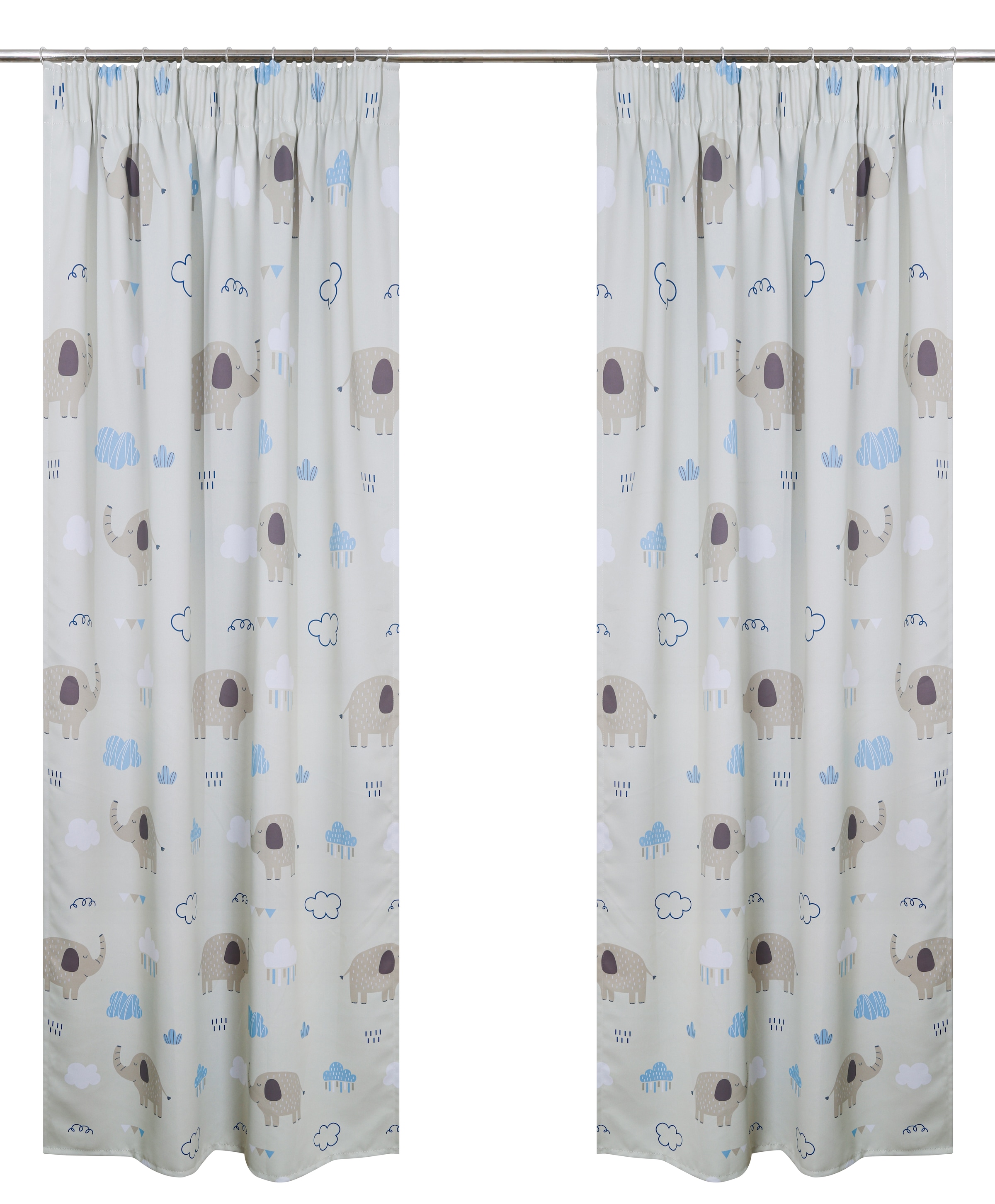 GOODproduct »Maurrice« Bande multifonctionnelle 1 cuis tlg. opaque, bande multifonction, facile d'entretien, motif éléphant