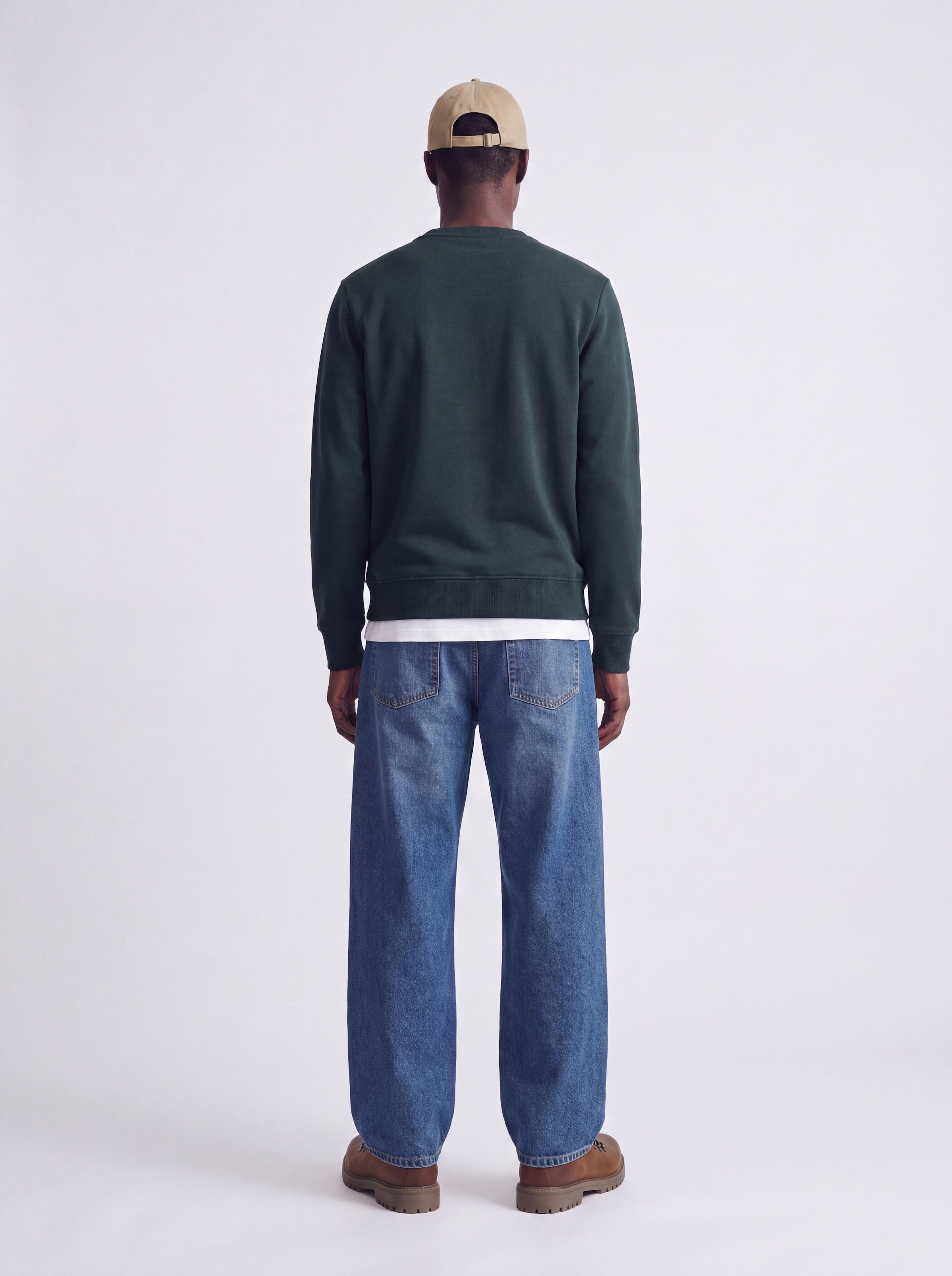 Jack & Jones Sweat-shirt »JJRUSH SWEAT CREW NECK«, mélange coton, coupe régulière
