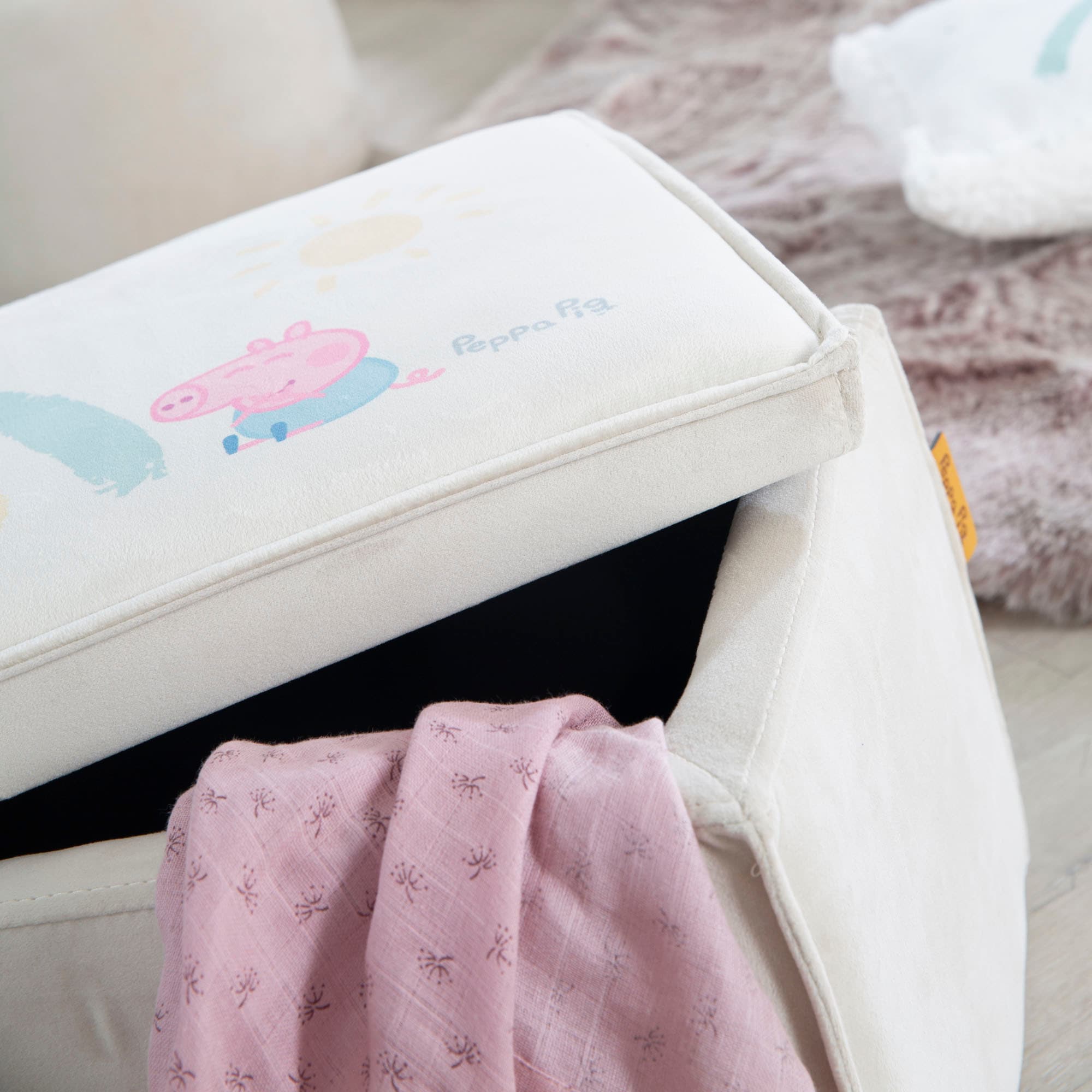 roba® Polsterbank »Peppa Pig« mit Aufbewahrungsfunktion - für Kinder