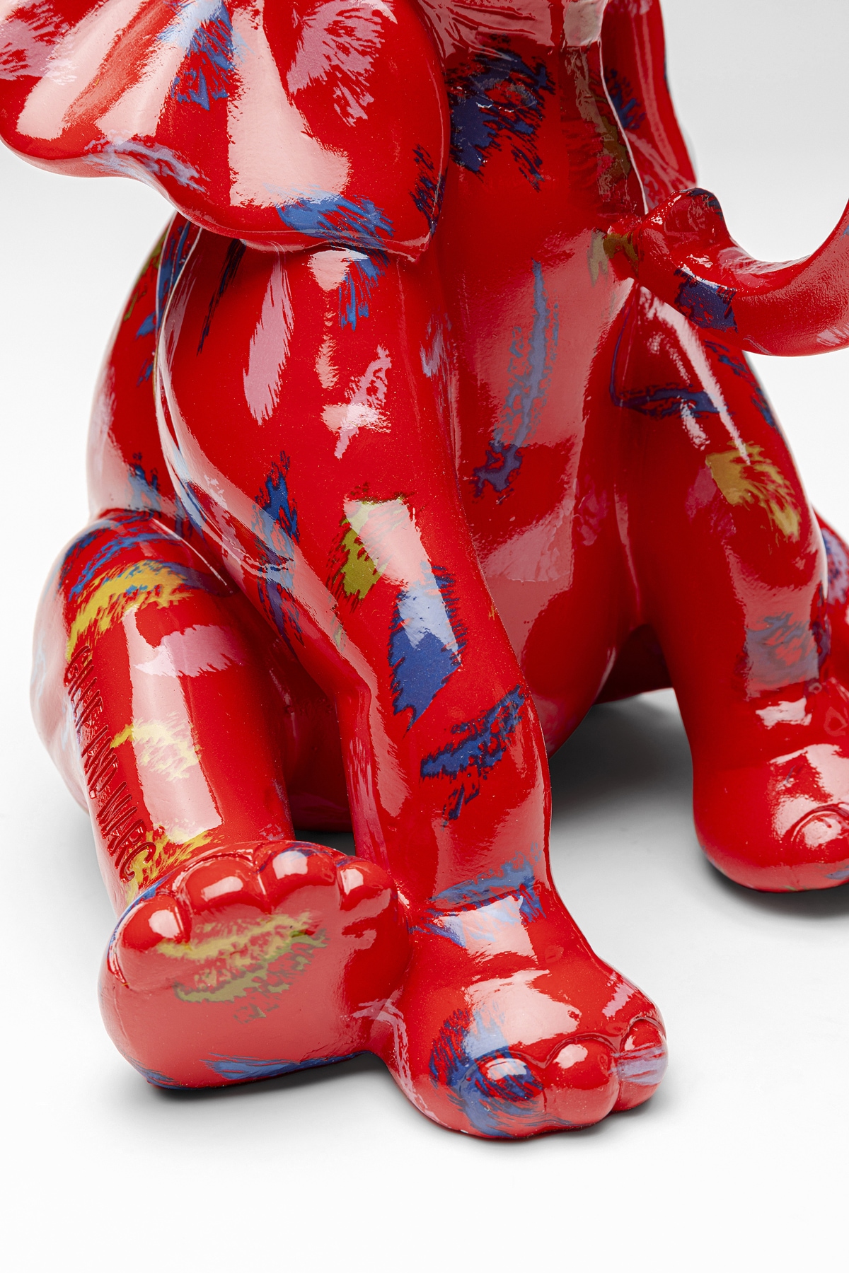 Kare Design Dekofigur »Deko Figur Elephant Dots Rot 18cm«