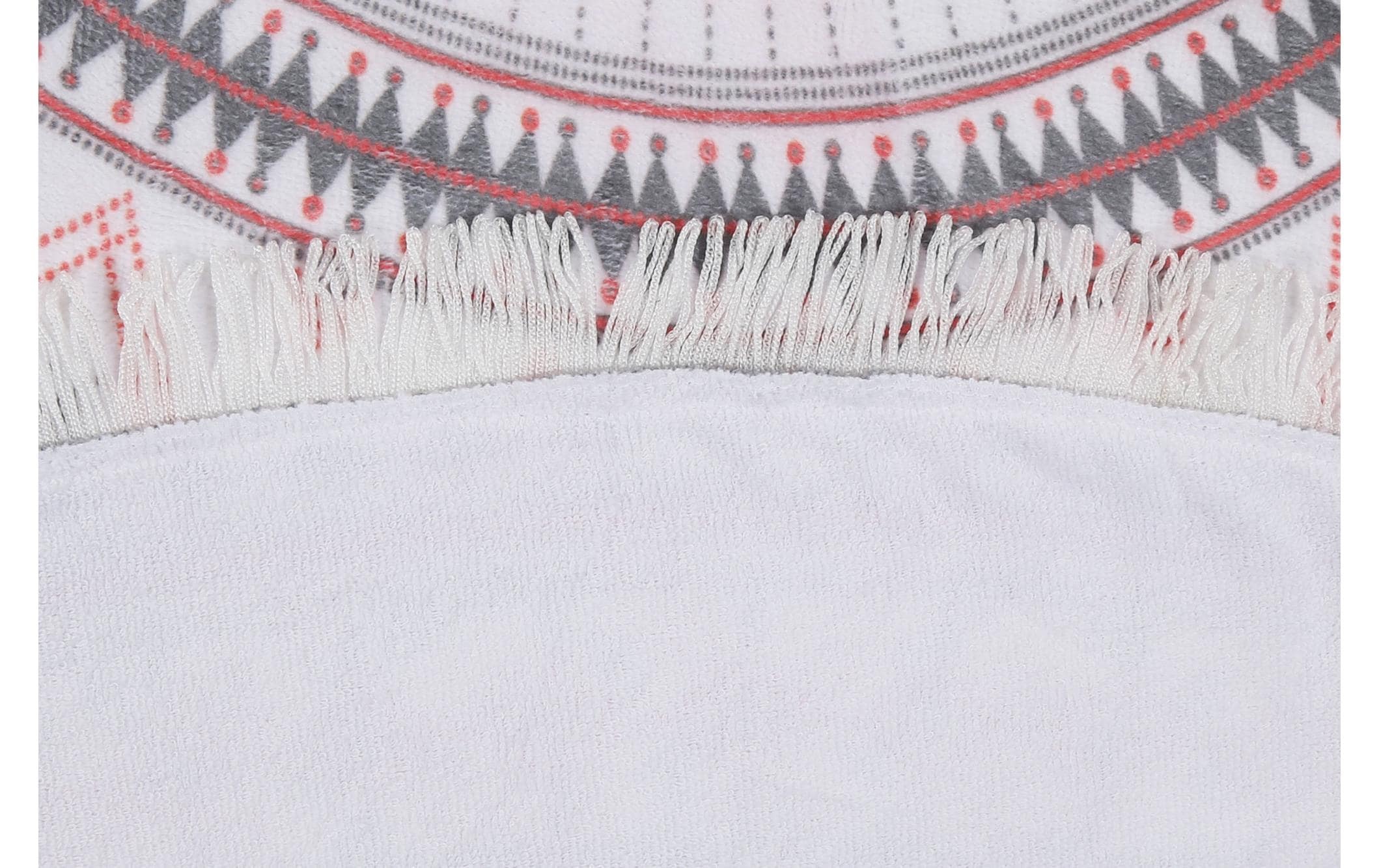 Strandtuch »Foutastic Circle Muster, Rot, Weiss«, (1 St.)