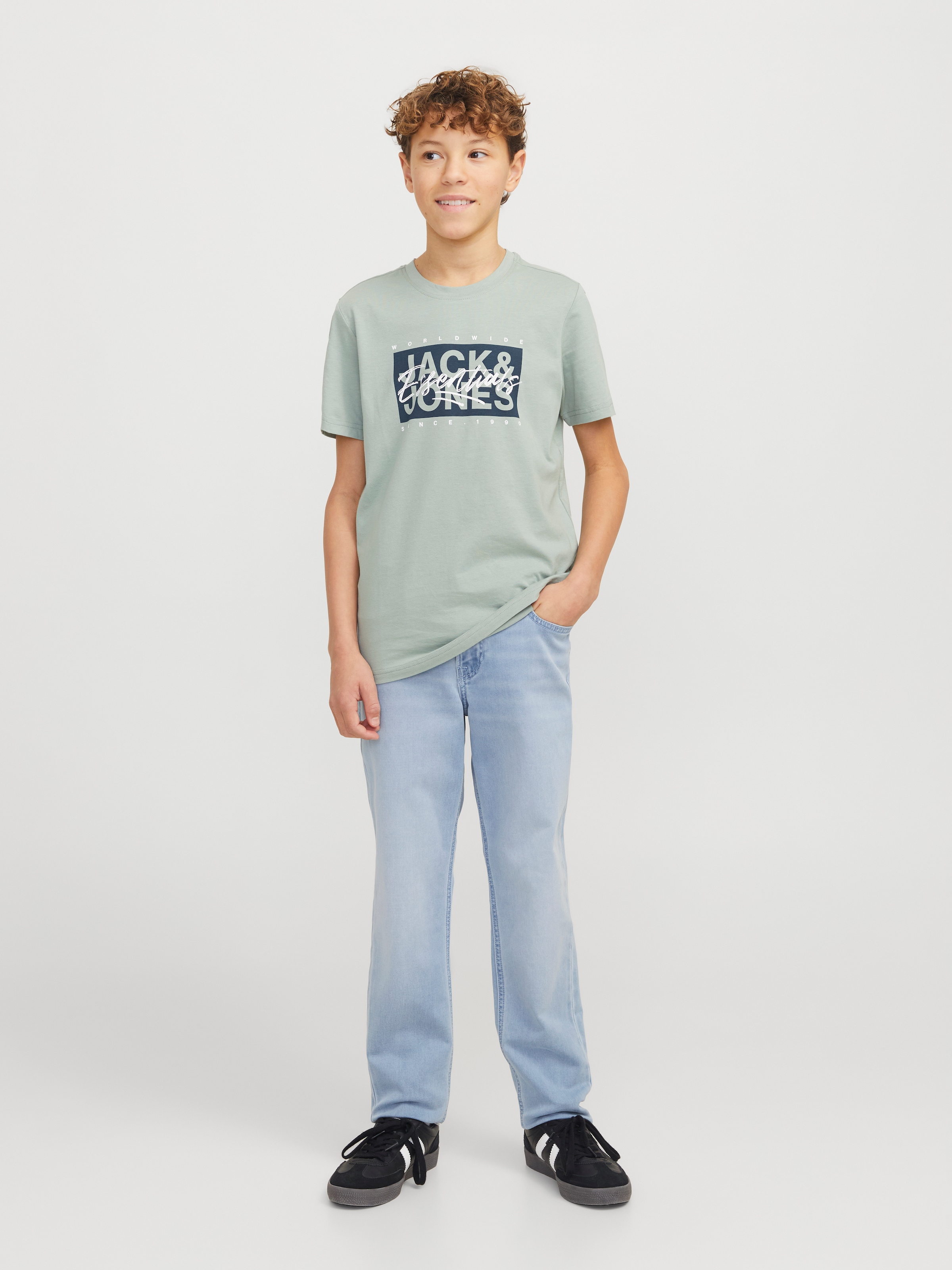 Jack & Jones Junior Slim-fit-Jeans »JJIGLENN JJORIGINAL GE 118 I.K SN JNR«