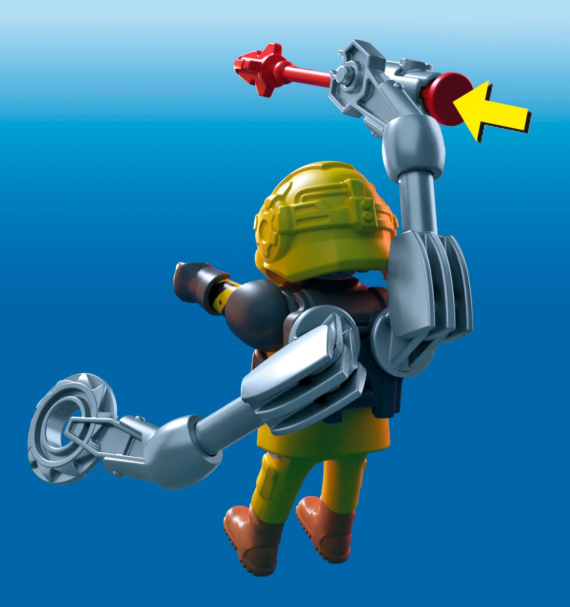 Playmobil® Konstruktions-Spielset »Roboter-Held (71837), Heroes«