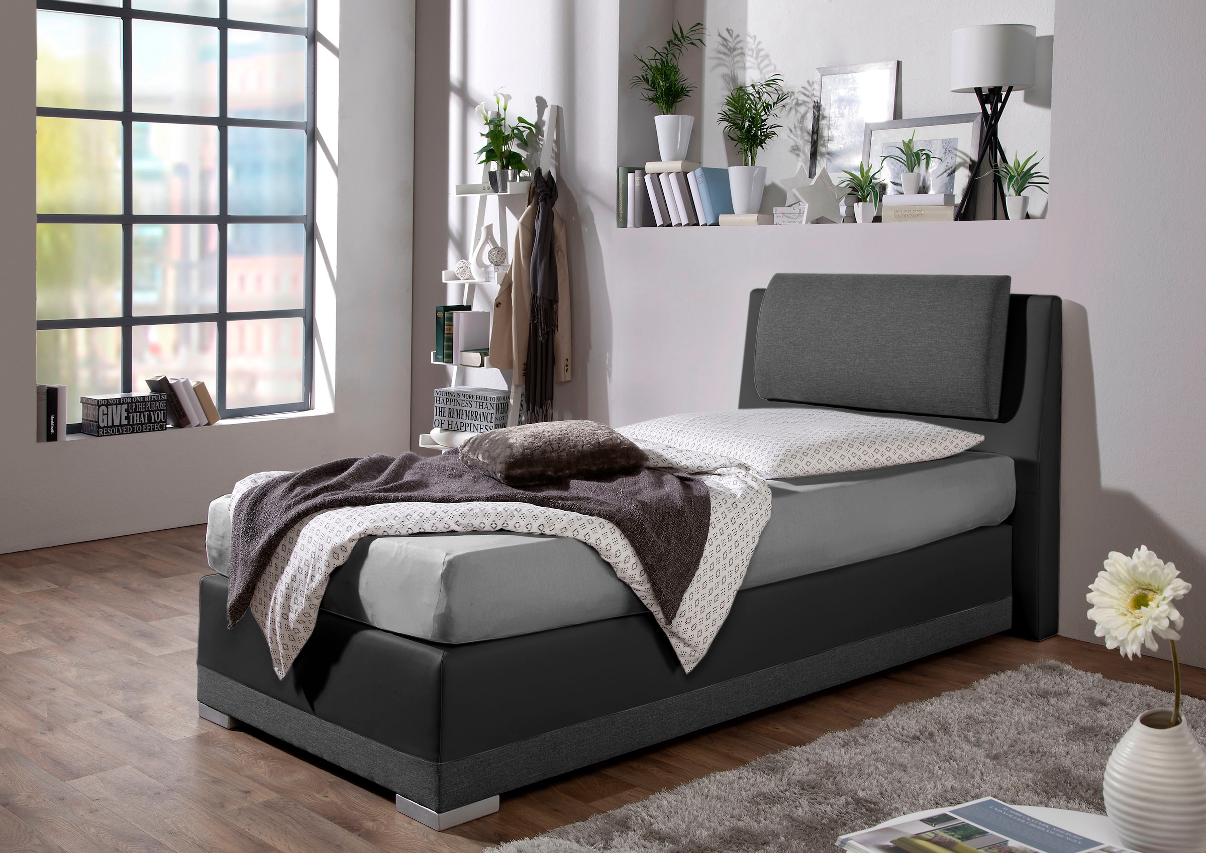 Maintal Lit boxspring appuie-tête réglable