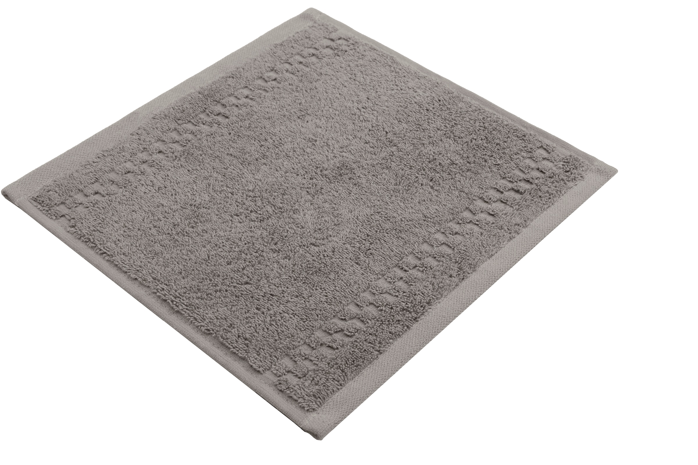 my home Waschlappen »Regona, Seiftücher (30x30cm), flauschig und weich, 500 gr/m²«, (Set, 10 tlg., 10 Seiftücher (30x30cm), Premium Handtücher mit Bordüre, Handtuch-Set, 100% Baumwolle