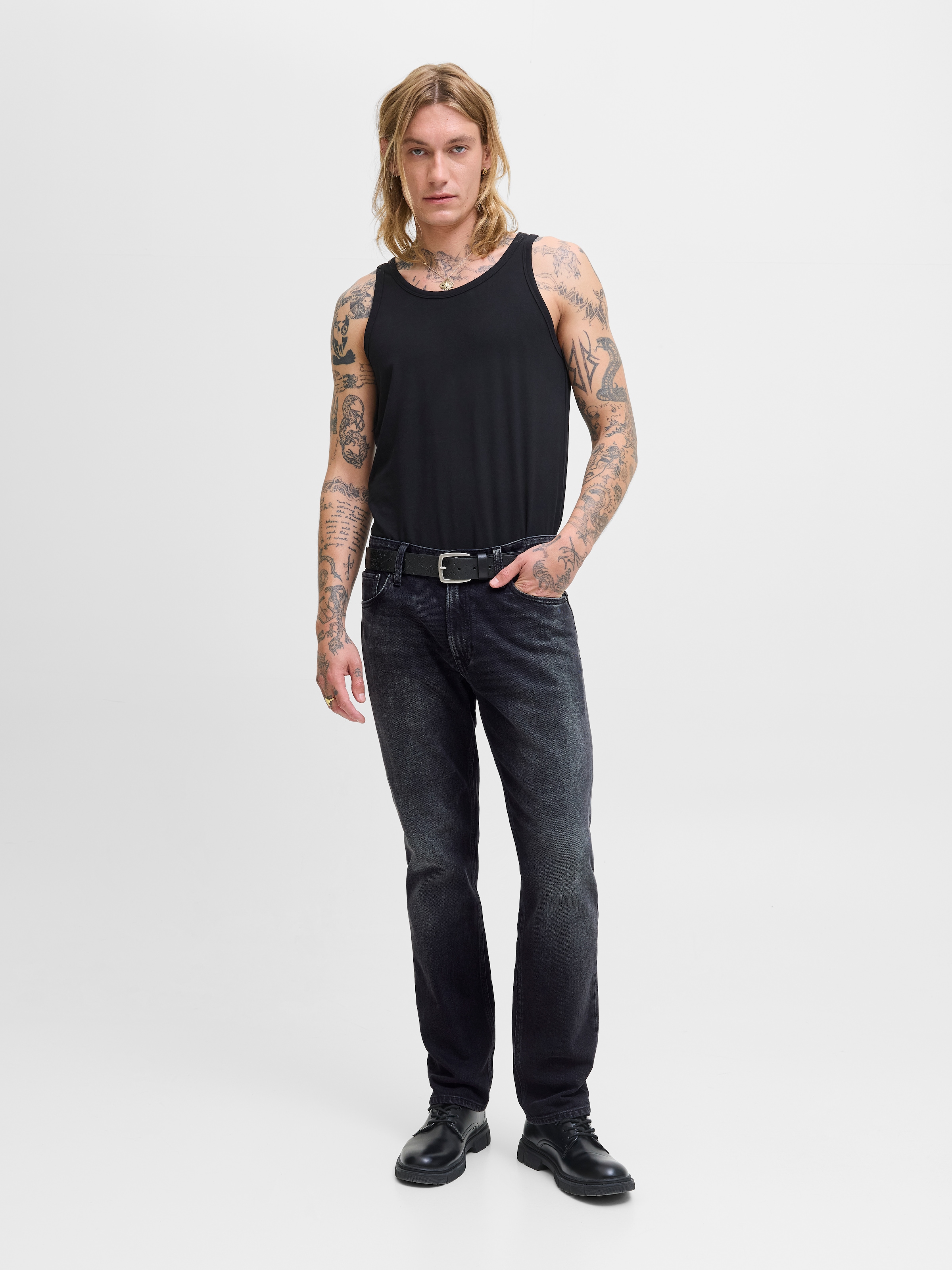 Jack & Jones Regular-fit-Jeans »JJICLARK JJORIGINAL AM NOOS«