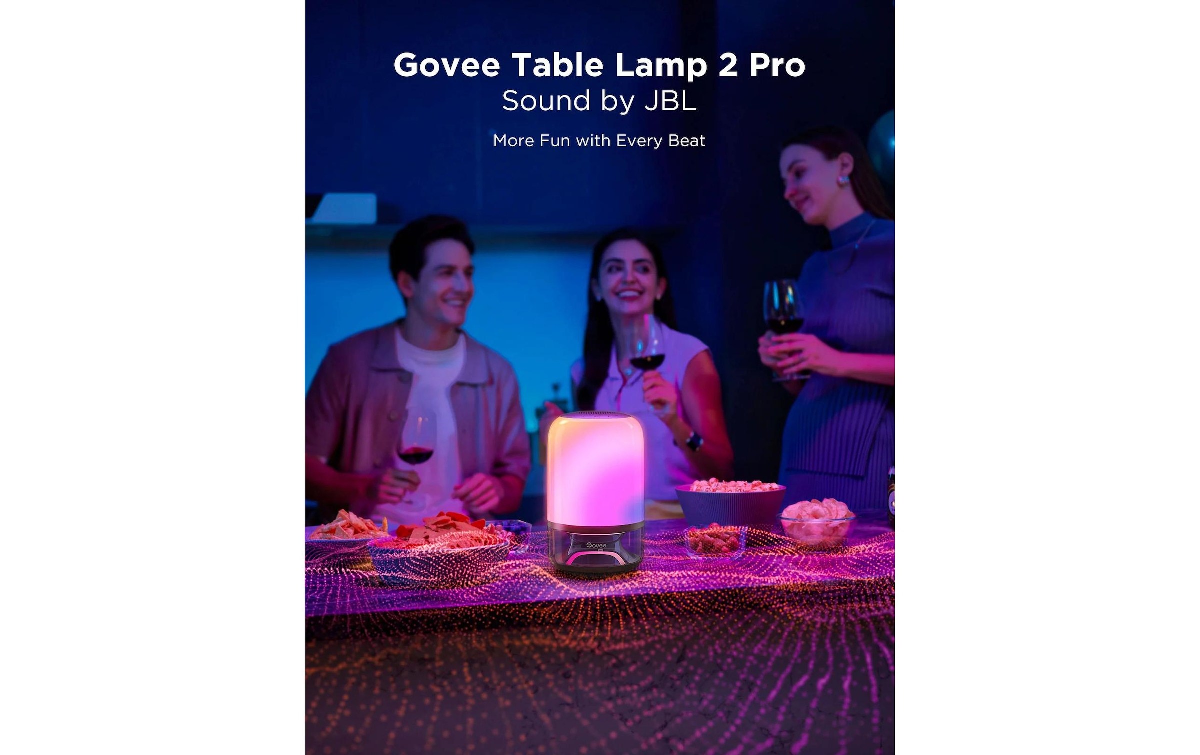 Govee Tischleuchte »2 Pro x Sound by JBL«