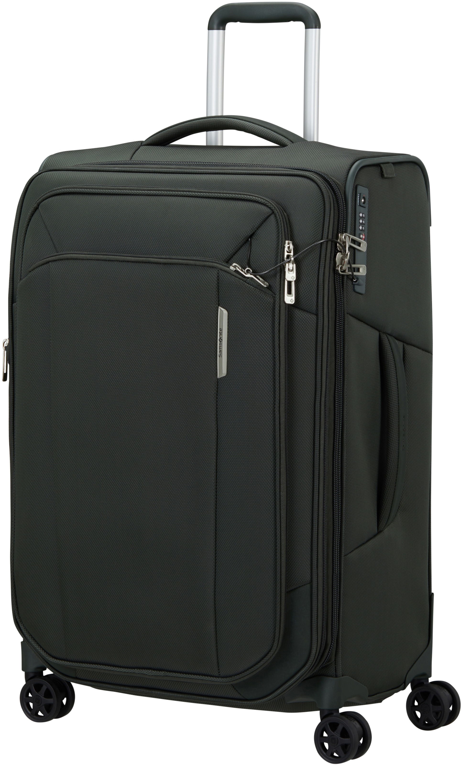 Samsonite Weichgepäck-Trolley »RESPARK exp, verschiedene Grössen und Farben«, 4 Rollen, Reisekoffer Aufgabegepäck Reisegepäck mit Volumenerweiterung