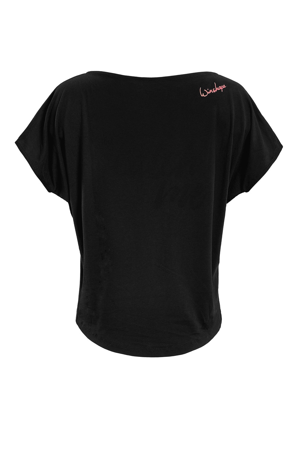 Winshape Oversize-Shirt »MCT002 ultra leicht«, mit Neon coralfarbenem Glitzer-Aufdruck
