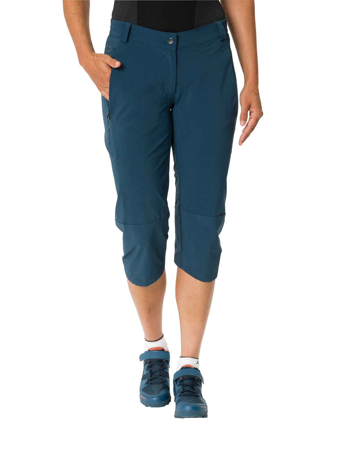 Image of VAUDE Radhose "WOMENS YARAS 3/4 PANTS" sportlicher Stil, für Radsport, aus Polyamid und Elasthan
