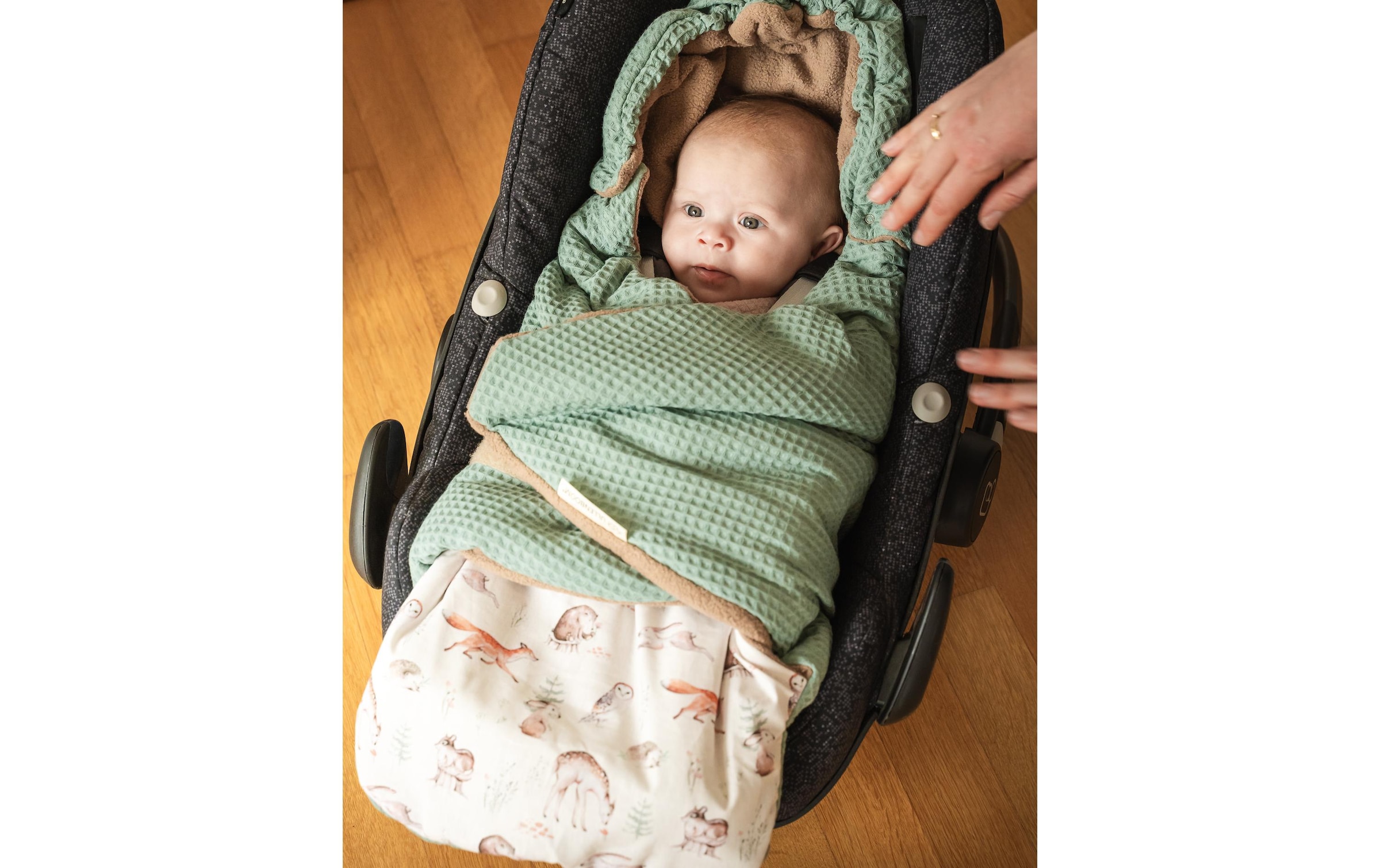 ULLENBOOM ® Einschlagdecke »Waldfreunde 90 x 100 cm«