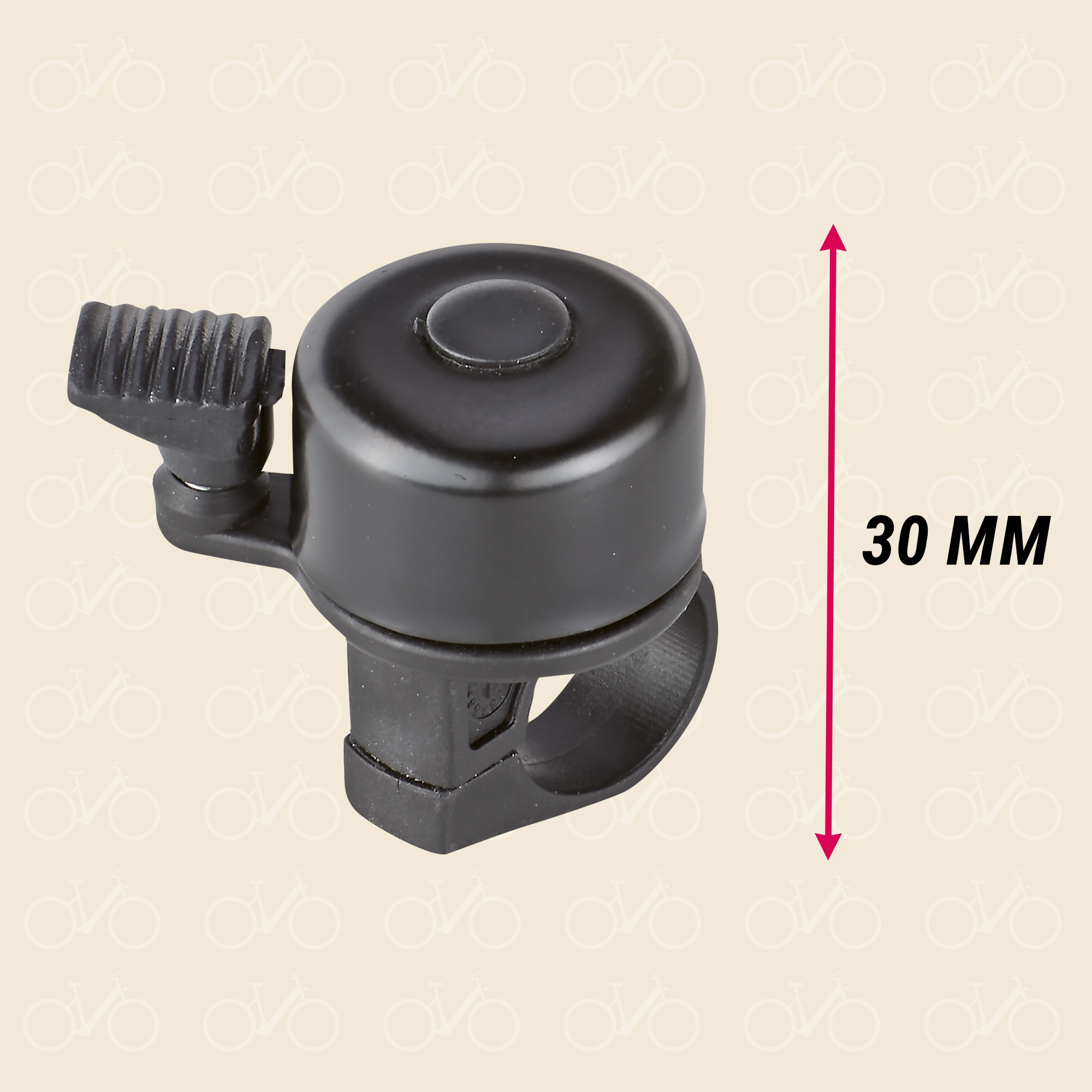 Prophete Sonnette de vélo »Fahrradklingel«