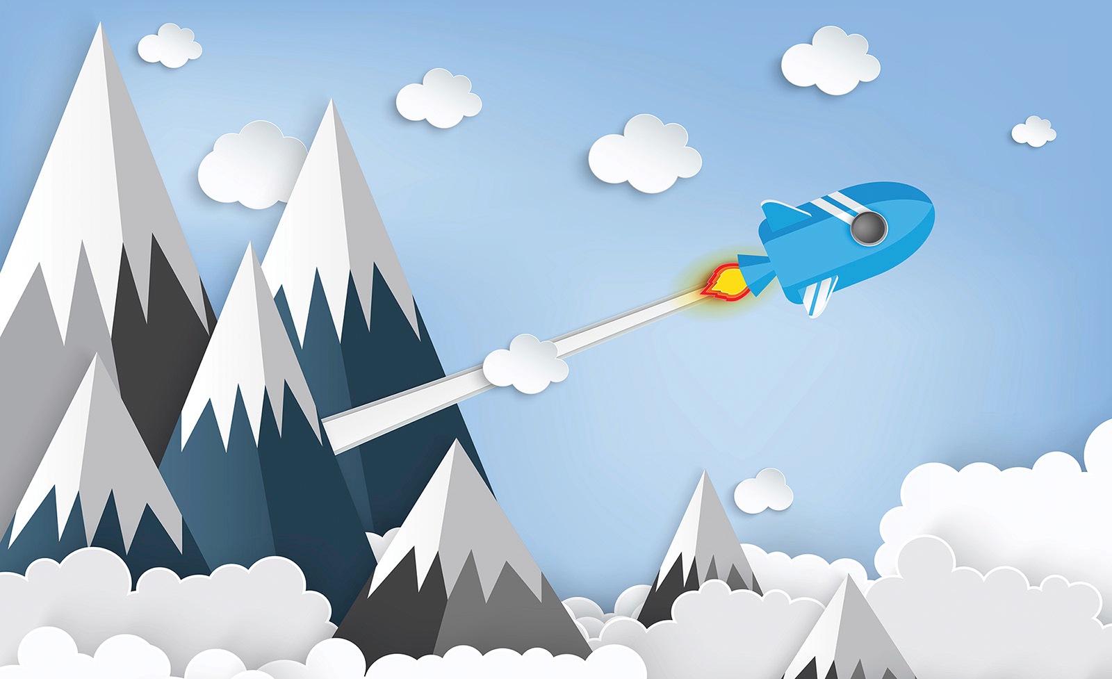 Image of Consalnet Vliestapete »Kindermotiv Berge«, Comic bei Ackermann Versand Schweiz