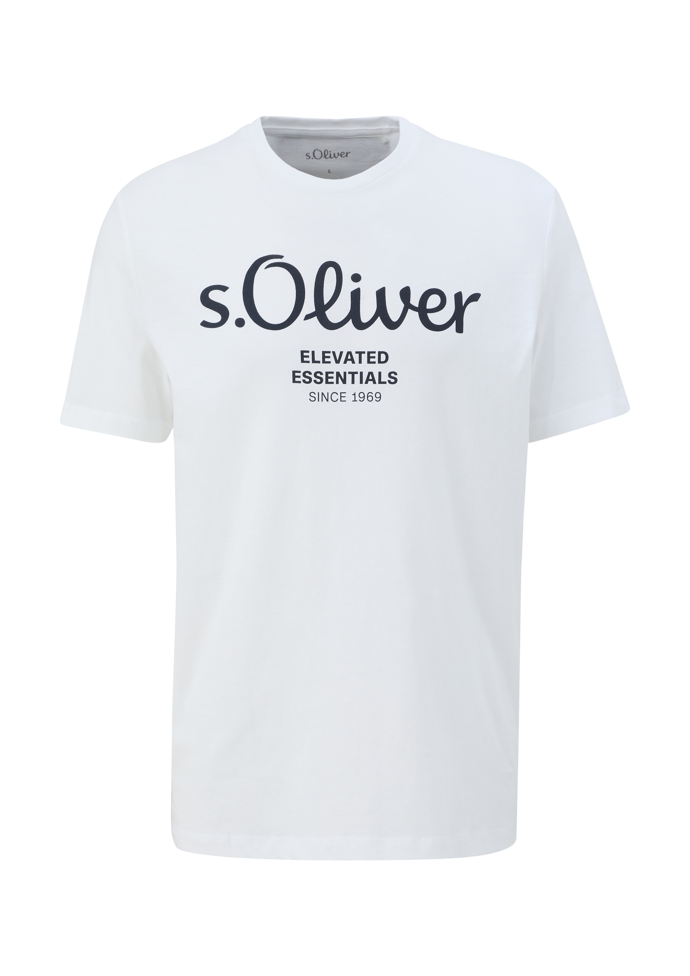 s.Oliver T-Shirt, aus atmungsaktiver Baumwolle