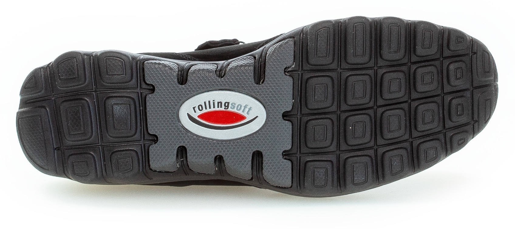 Gabor Rollingsoft Keilsneaker, Freizeitschuh, Halbschuh, Schnürschuh mit OPTIFIT-Wechselfussbett