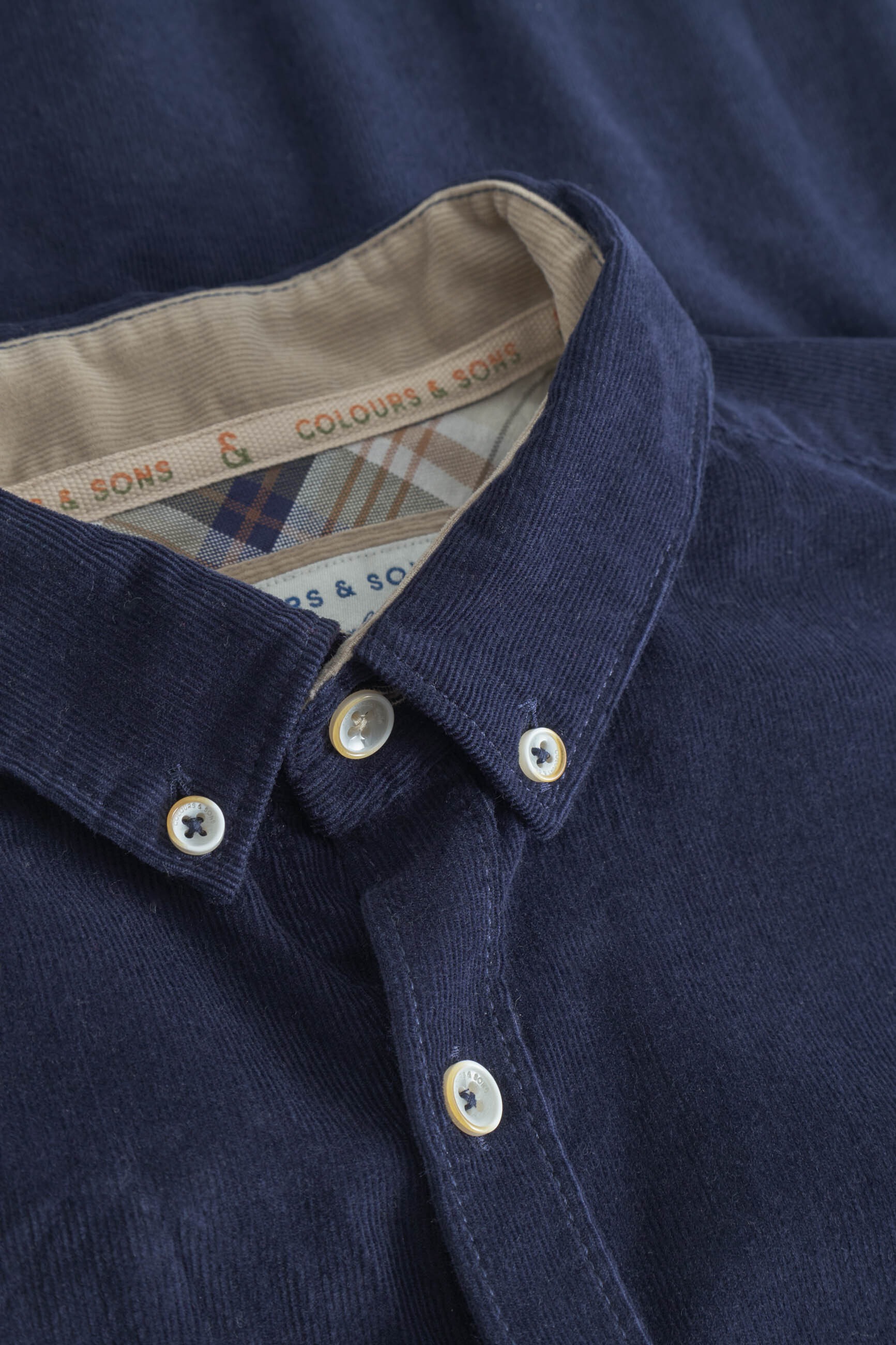 colours & sons Langarmhemd »colours & sons Langarmhemd Shirt Corduroy«