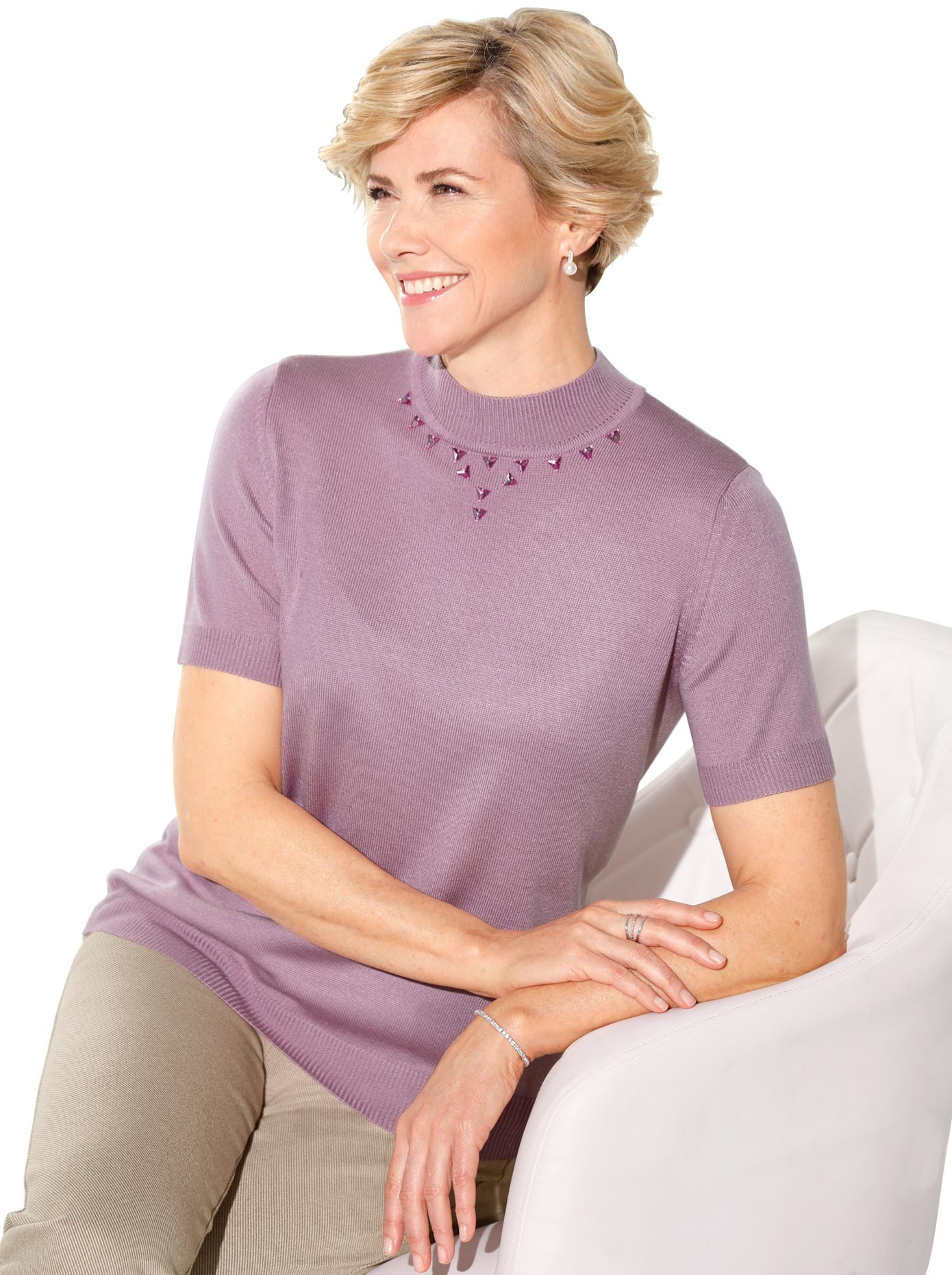 Classic Kurzarmpullover »Pullover« kaufen