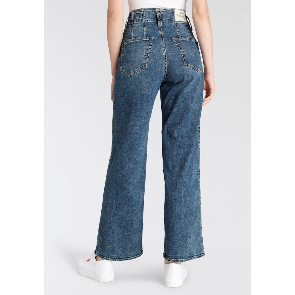 Herrlicher Gerade Jeans »Baggy Straight Recycled Denim«, mit High-Waist-Bund