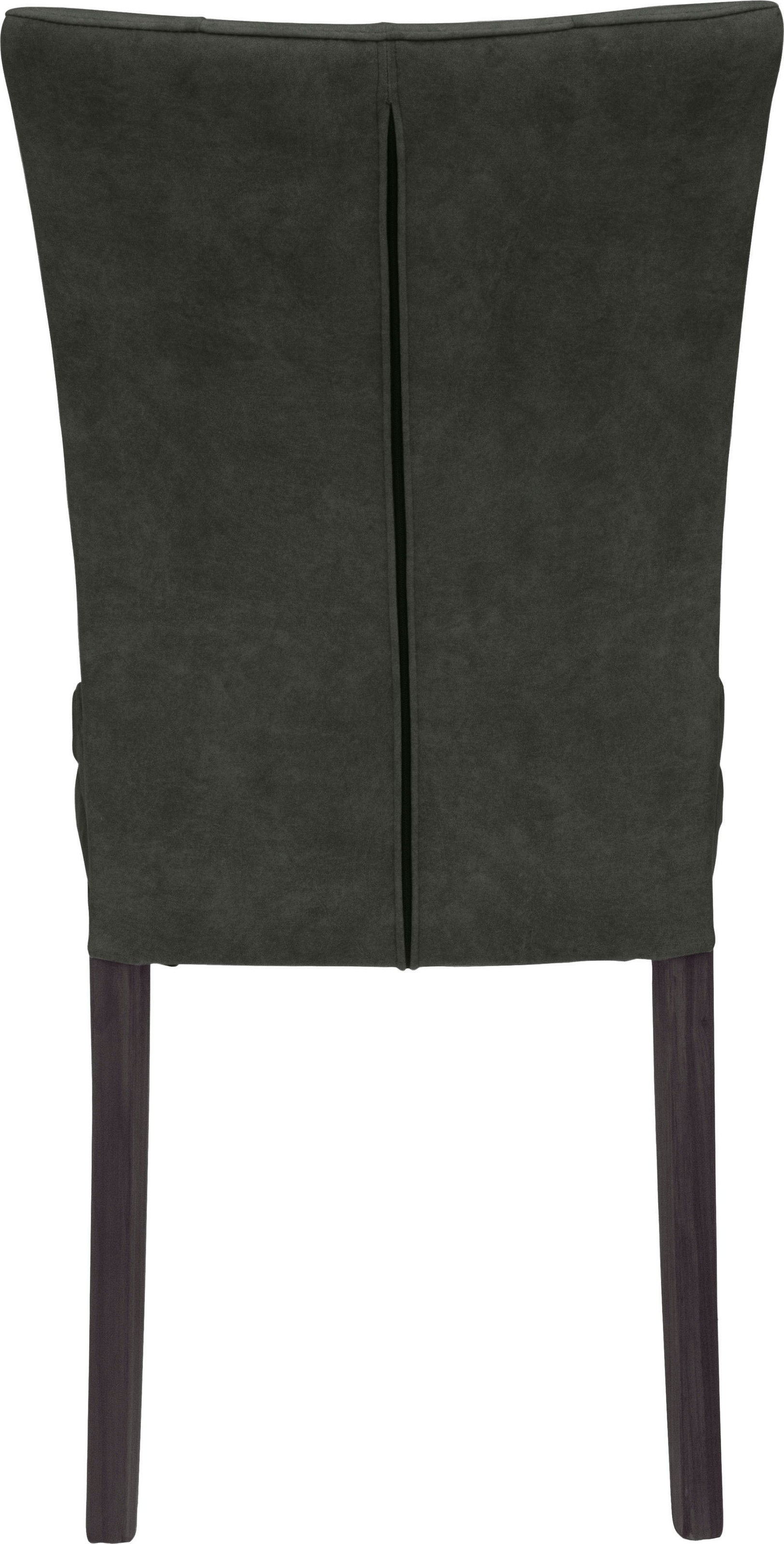 Home affaire Chaise à 4 pieds »Colorado« (Set) 2 cuisBeine aus Buche, wengefarben lackiert, Im 2er, 4er oder 6er-Set