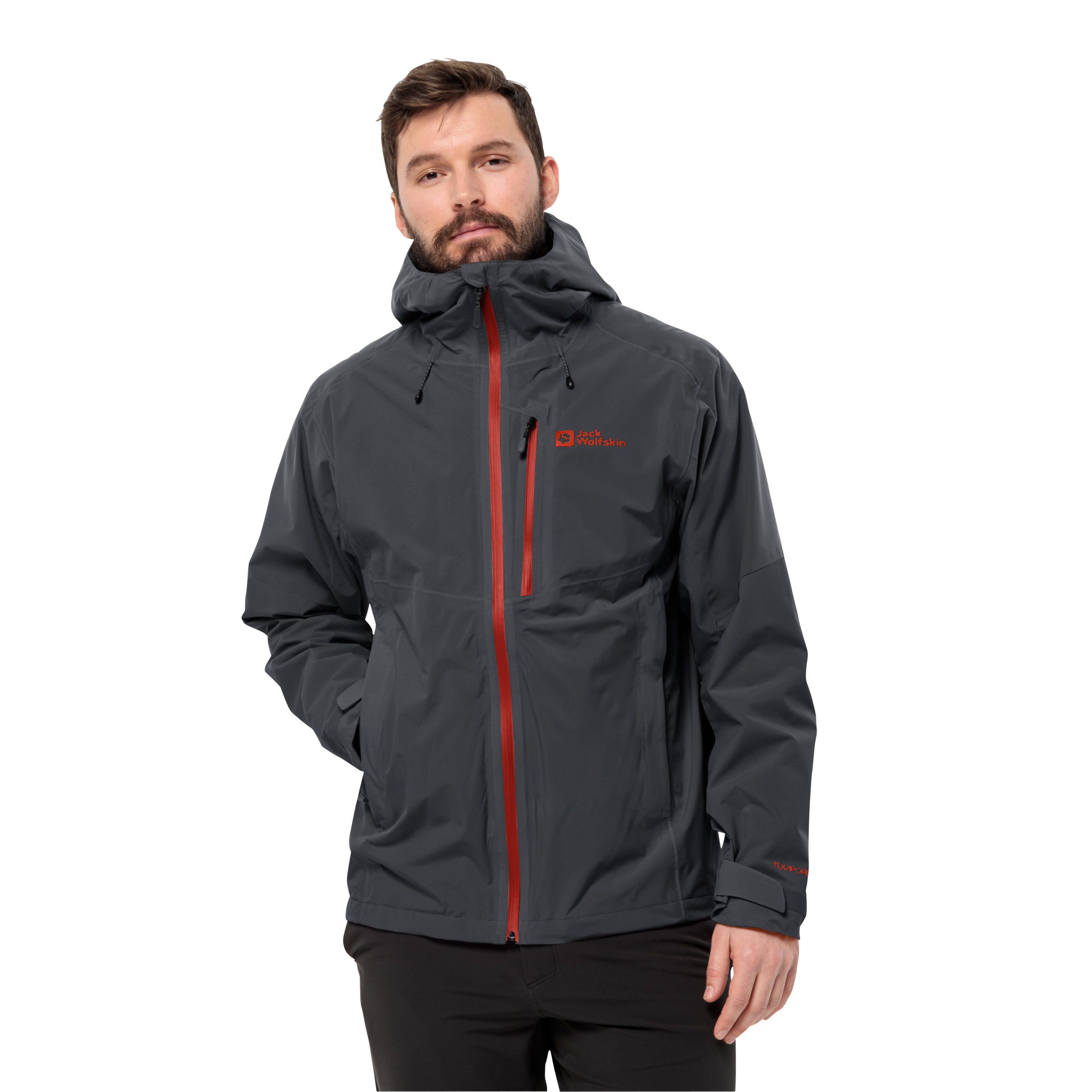 Funktionsjacke »EAGLE PEAK 2L JKT M«, mit Kapuze, mit Stretchanteil und geringer...