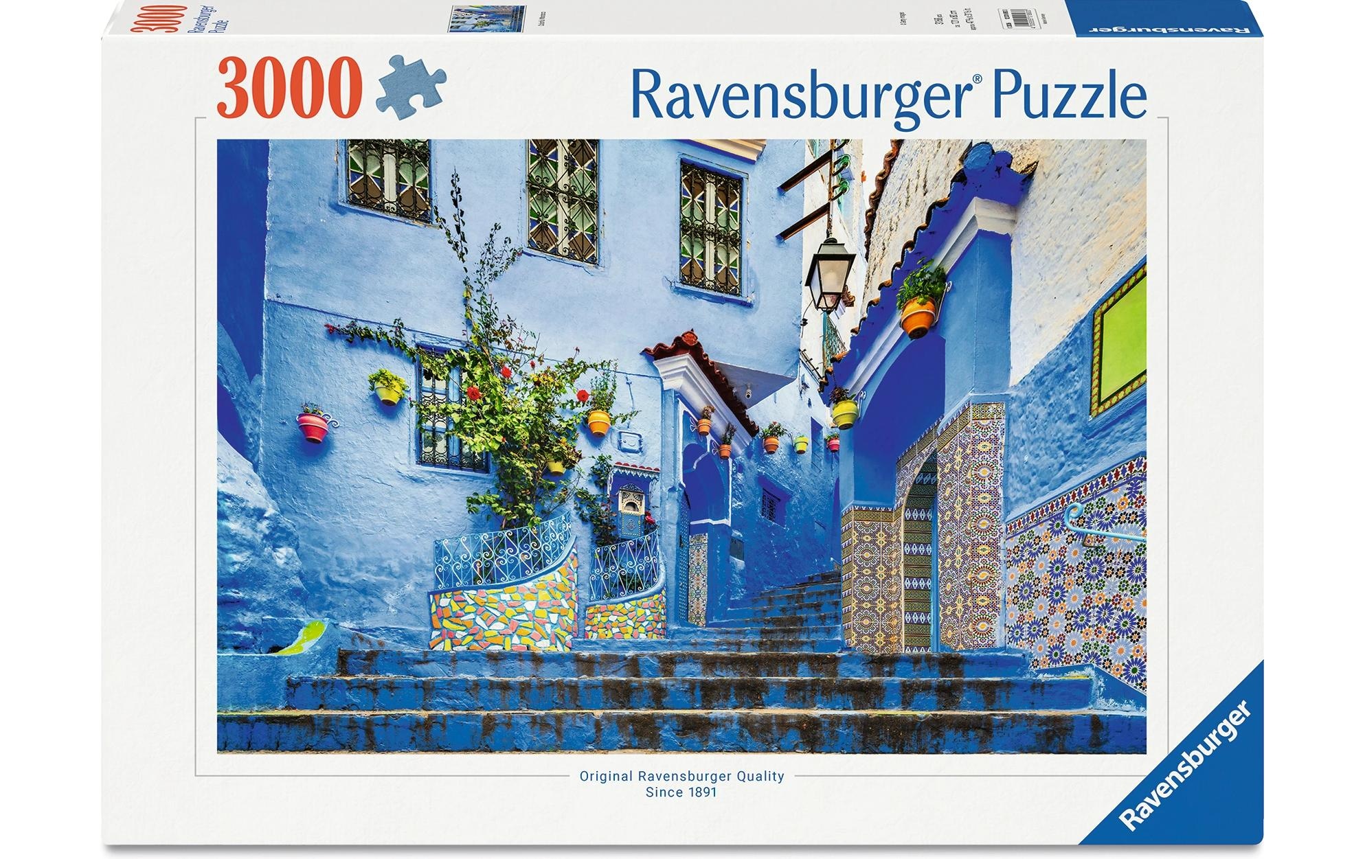 Ravensburger Puzzle »Marokko in Blau« fabriqué en Allemagne