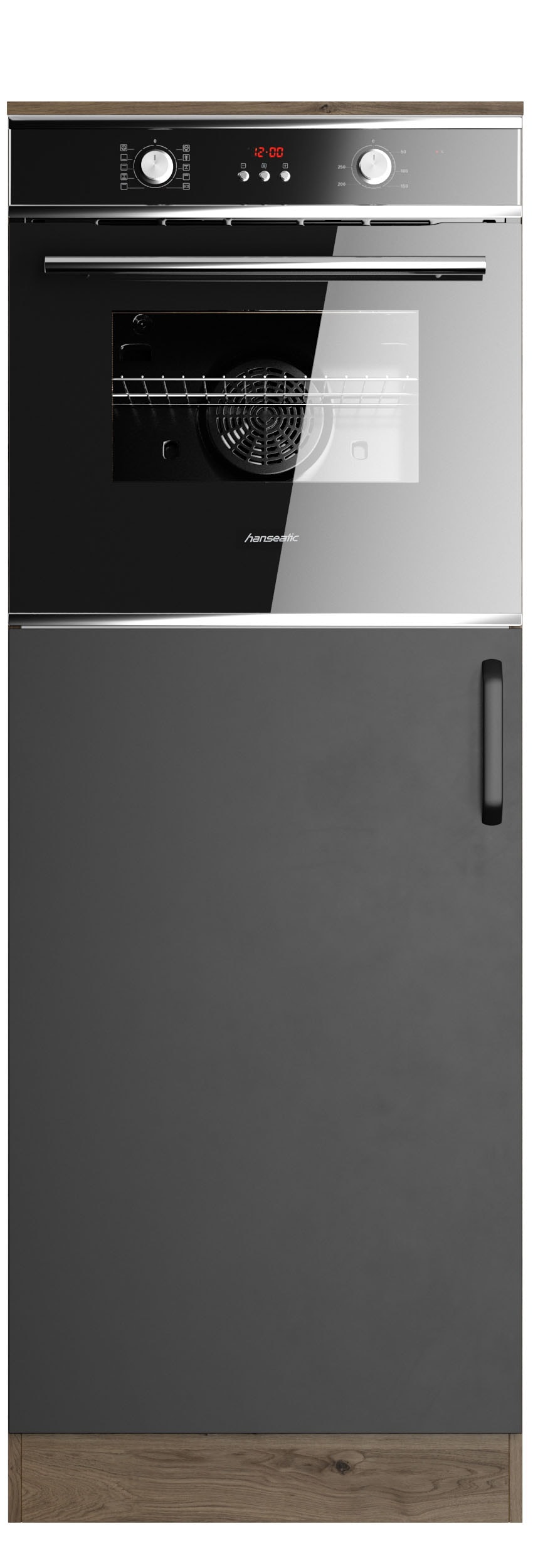 wiho Küchen Armoire d'encastrement pour four »Elba« Masse (B/H): 60/165 cm