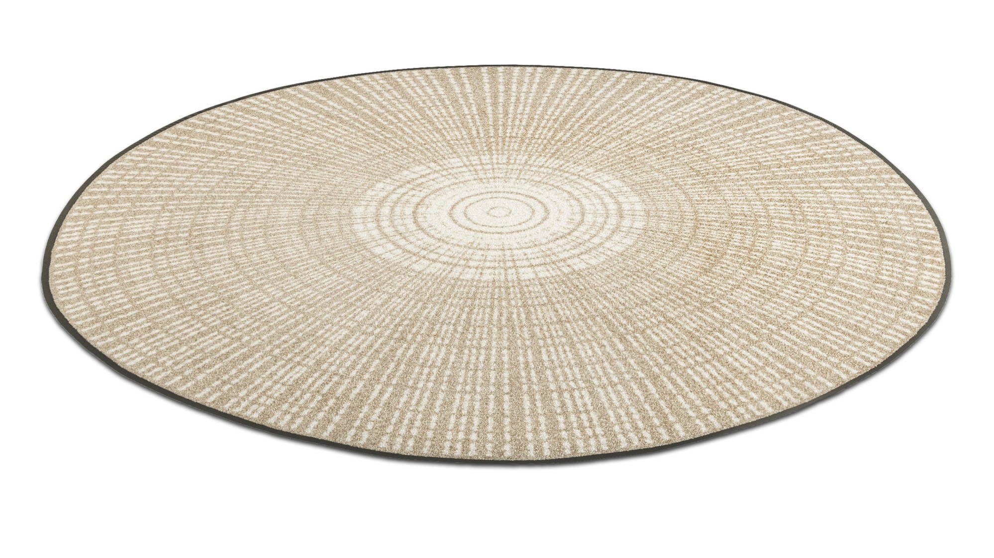 Image of wash+dry by Kleen-Tex Teppich »Cascara beige«, rund, 7 mm Höhe bei Ackermann Versand Schweiz