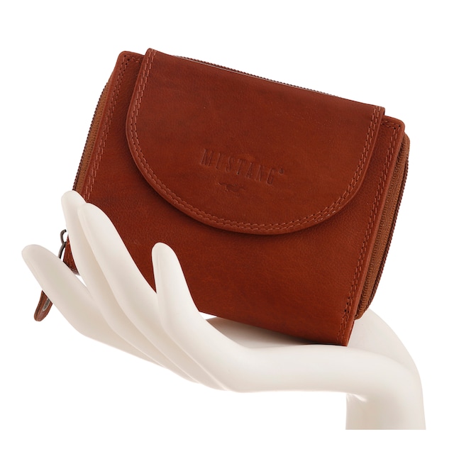 ♕ MUSTANG Geldbörse »Udine leather wallet top opening«, im praktischen  Format versandkostenfrei auf