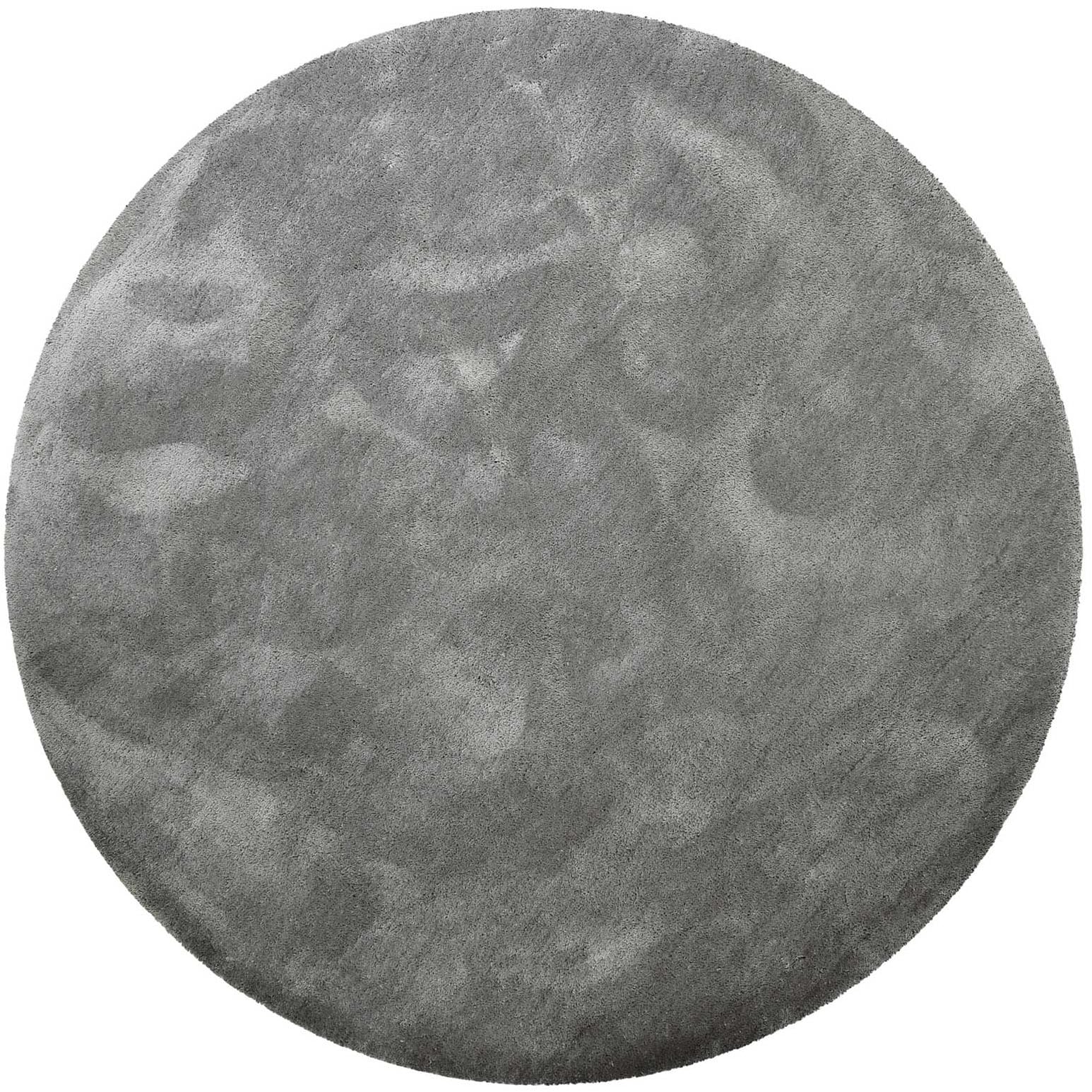 Homie Living Teppich »Pisa« rund 25 mm Höhe Hochflor, Microfaser, uni, weich, Shaggy, Wohnzimmer, Schlafzimmer