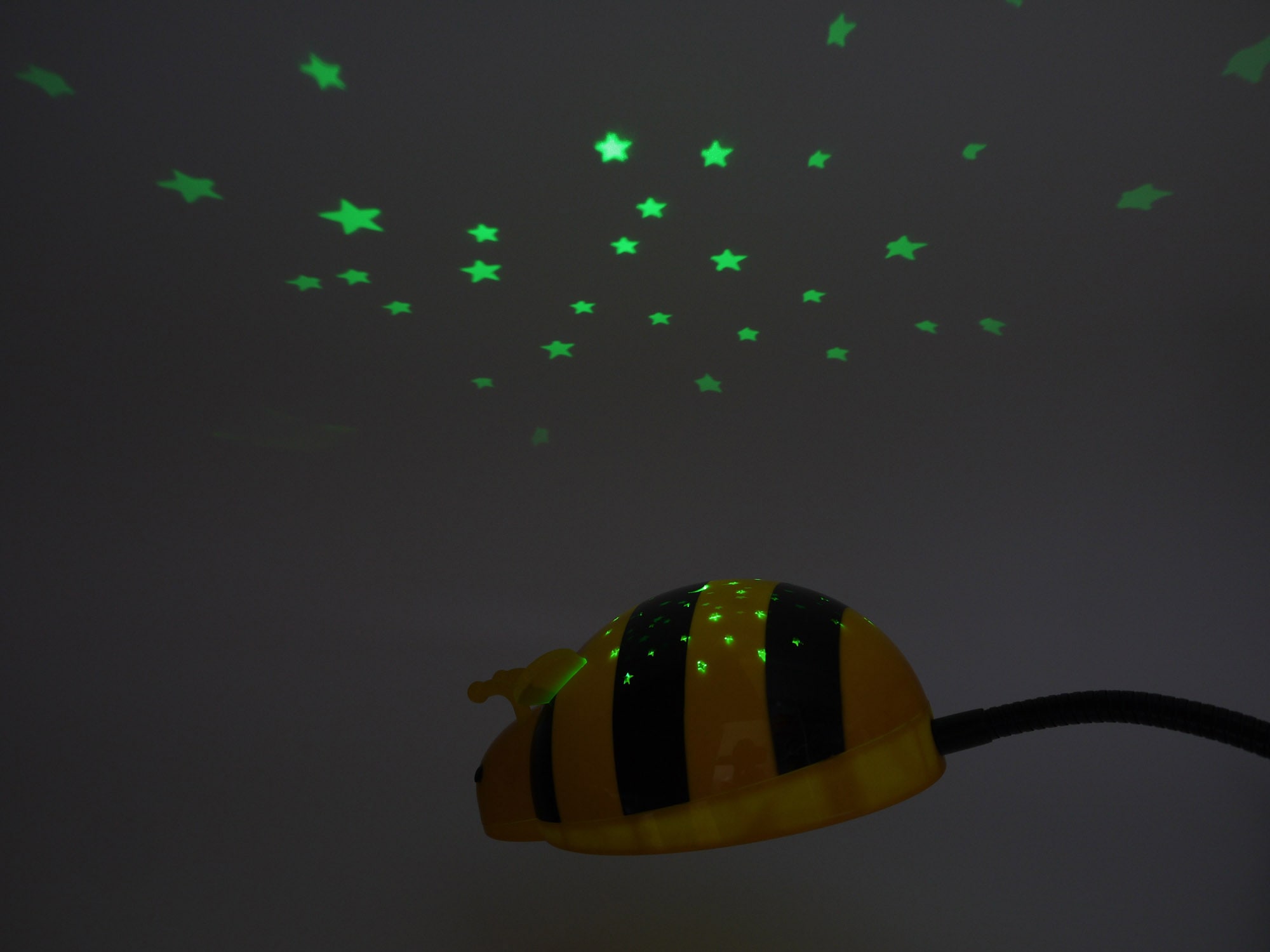 niermann LED Tischleuchte »Starbee«, 1 flammig, Leuchtmittel LED-Modul | LED fest integriert, Projektionsleuchte Starbee, Made in Germany