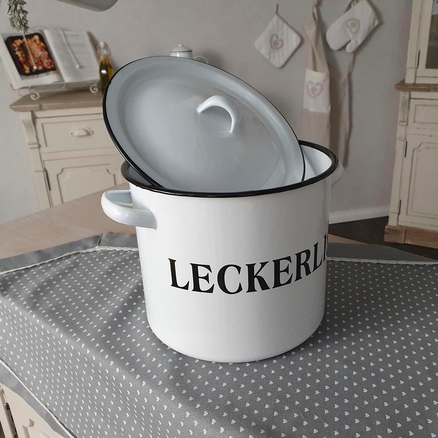 Ambiente Haus Boîte »Vorratsbehälter Leckerli aus Emaille«