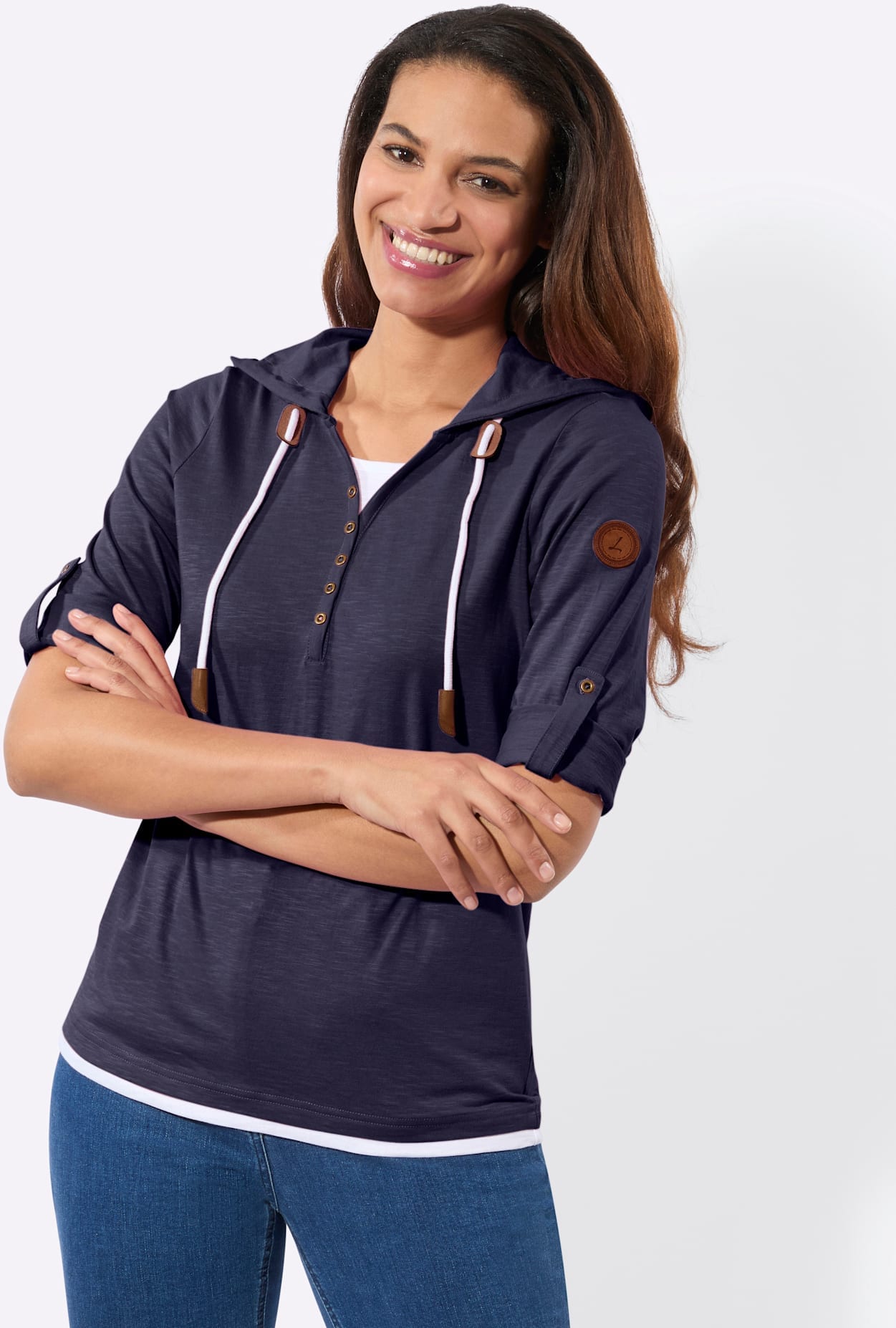 Image of Casual Looks 2-in-1-Shirt "2-in-1-Shirt" 1