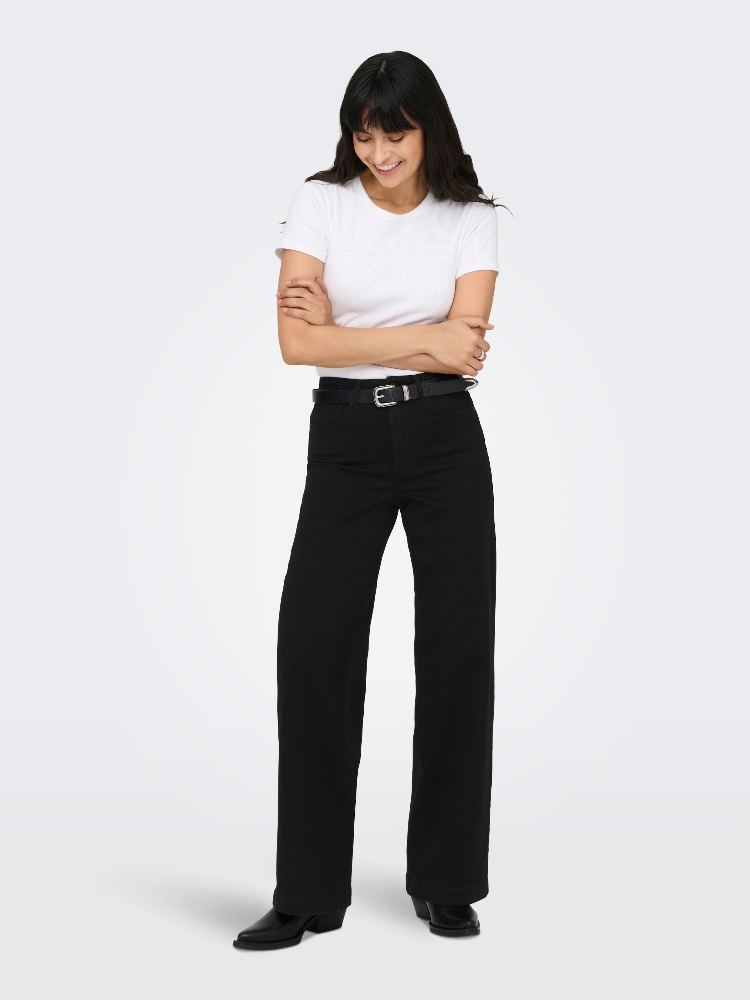 ONLY Jeans taille haute »ONLMADISON-ROYAL HW WIDE DNM PIM600«