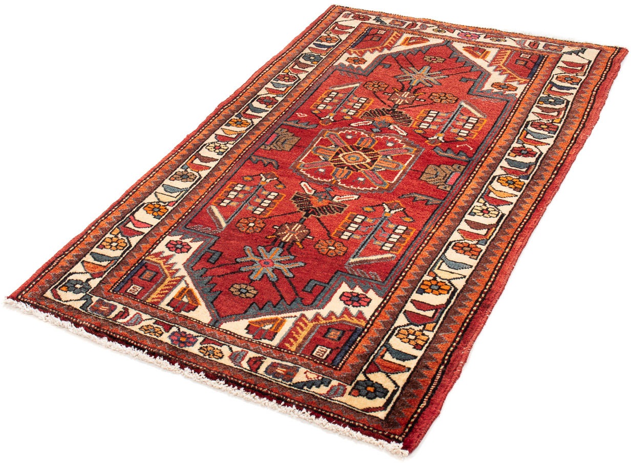 Image of morgenland Orientteppich »Perser - Nomadic - 146 x 88 cm - dunkelrot«, rechteckig, 10 mm Höhe, Wohnzimmer, Handgeknüpft, Einzelstück mit Zertifikat bei Ackermann Versand Schweiz