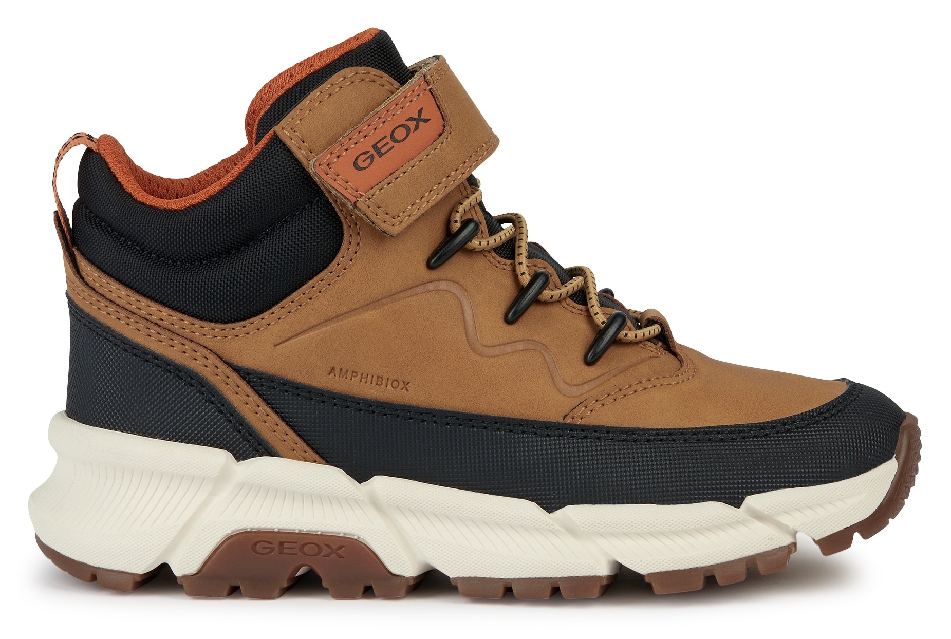 Geox Winterboots »J FLEXYPER PLUS BOY ABX«, High Top Sneaker, Schnürboots mit wasserabweisender TEX-Ausstattung