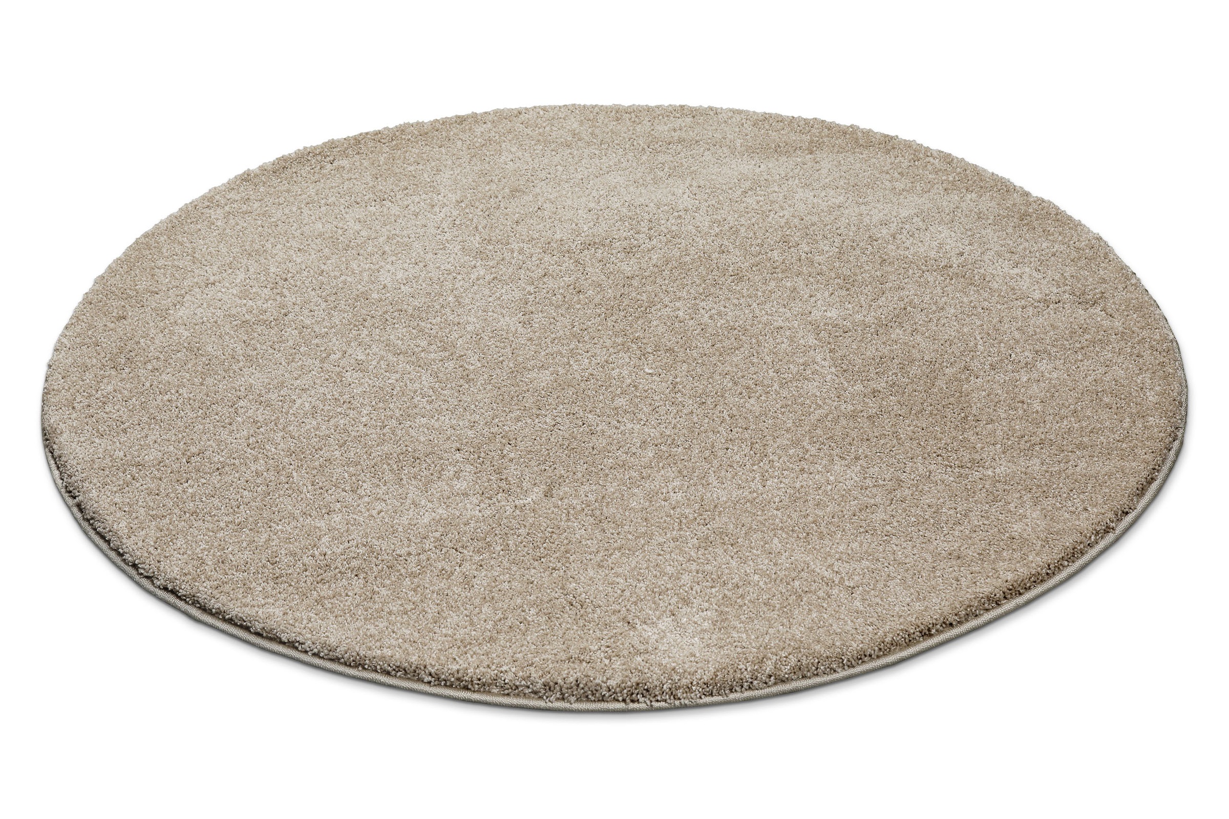 Wecon home Tapis »Wogh« Rond 25 mm Höhe Kurzflor, maschinell gewebt, robust, Wohn- & Schlafzimmer, einfarbig