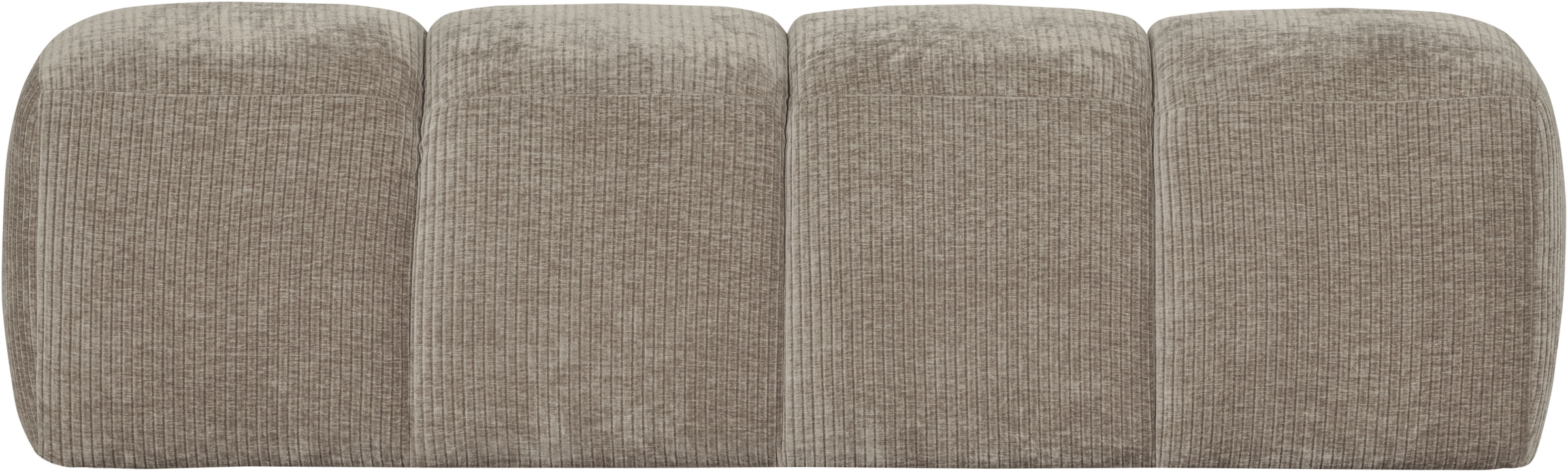 WOOOD Polsterbank »Mojo ohne Rückenlehne mit Jacquard-Rippenbezug B 160 x T 45 x H 49 cm« Ausgezeichnete Verschleissfestigkeit, Tragkraft 120 kg, kombinierbar